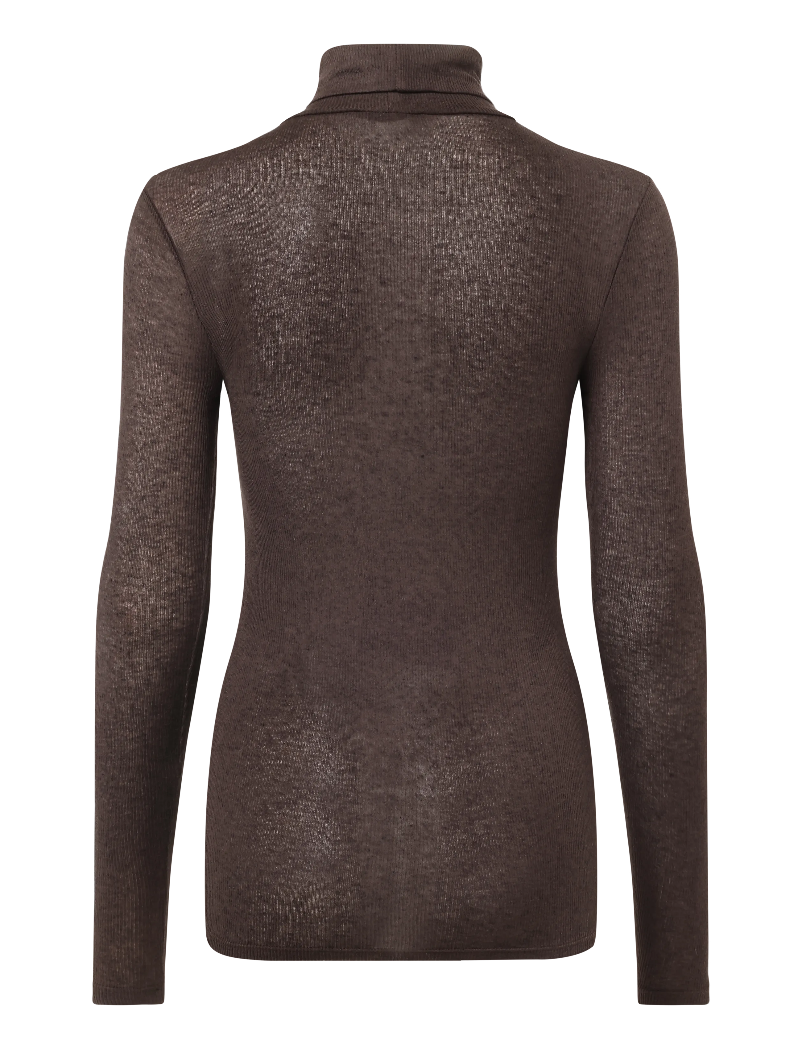Bruuns Bazaar - AngelaBB Roll neck - kõrge kaelusega kudumid - dark brown - 1