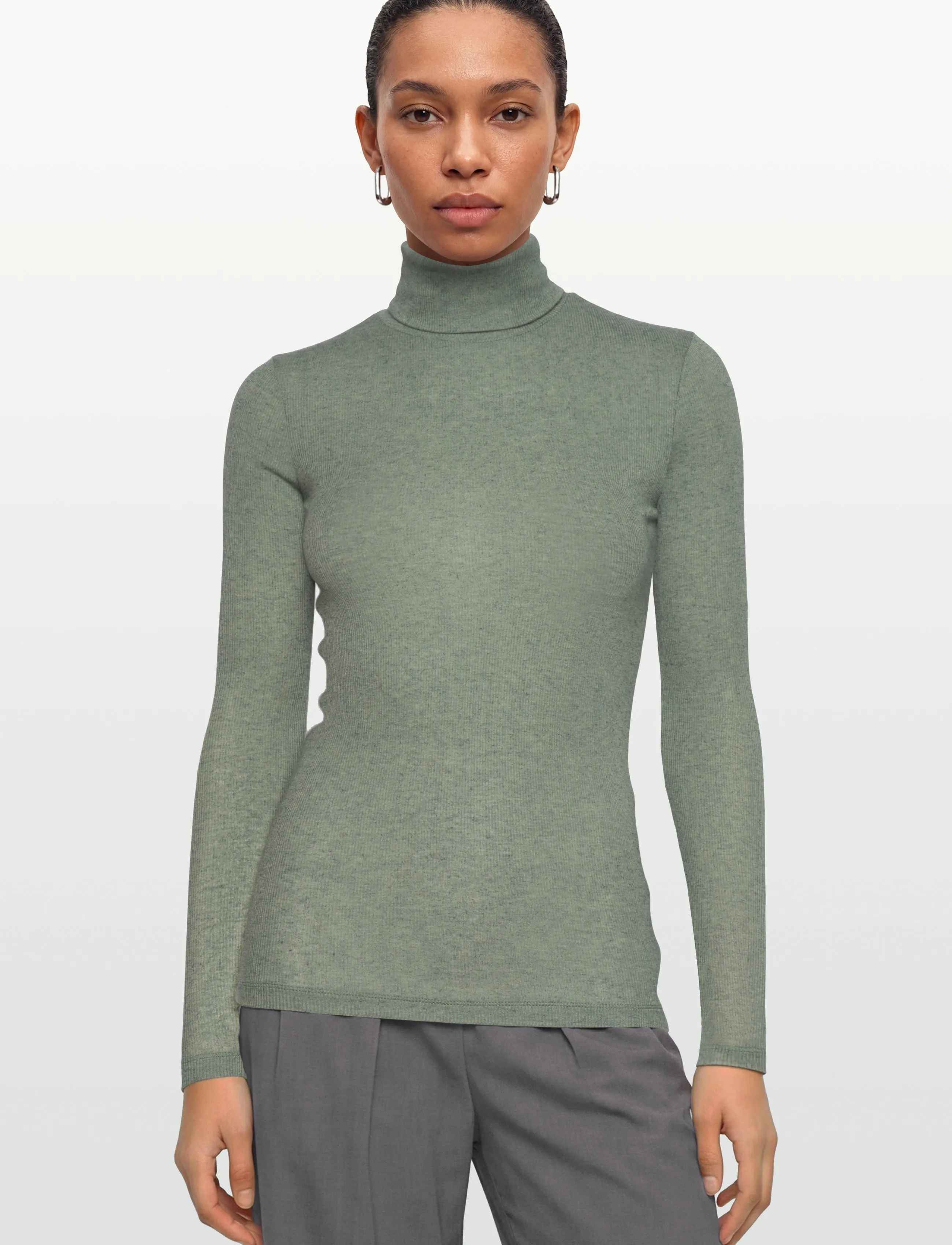 Bruuns Bazaar - AngelaBB Roll neck - laurel wreath - 3
