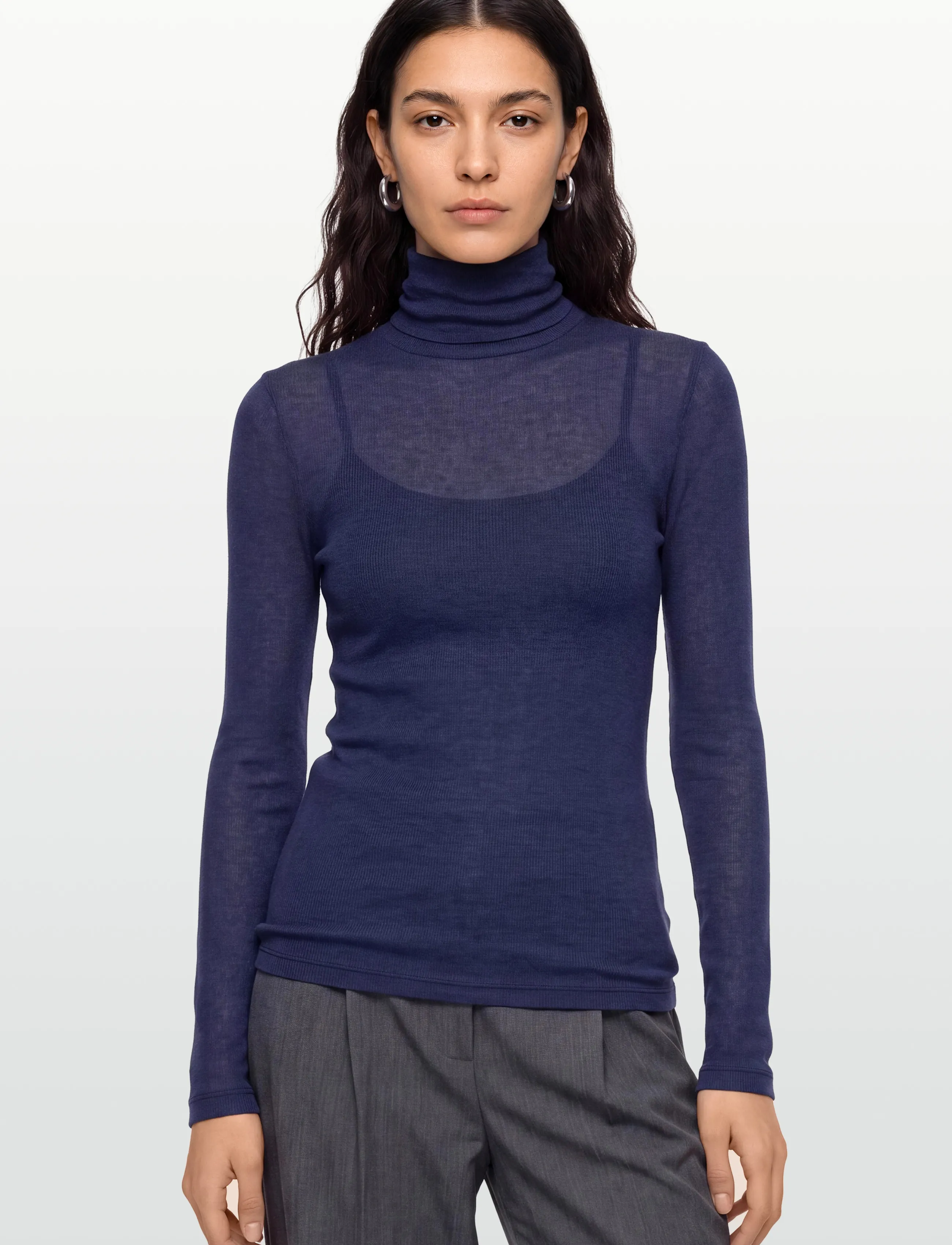 Bruuns Bazaar - AngelaBB Roll neck - rullekraver - medieval blue - 3