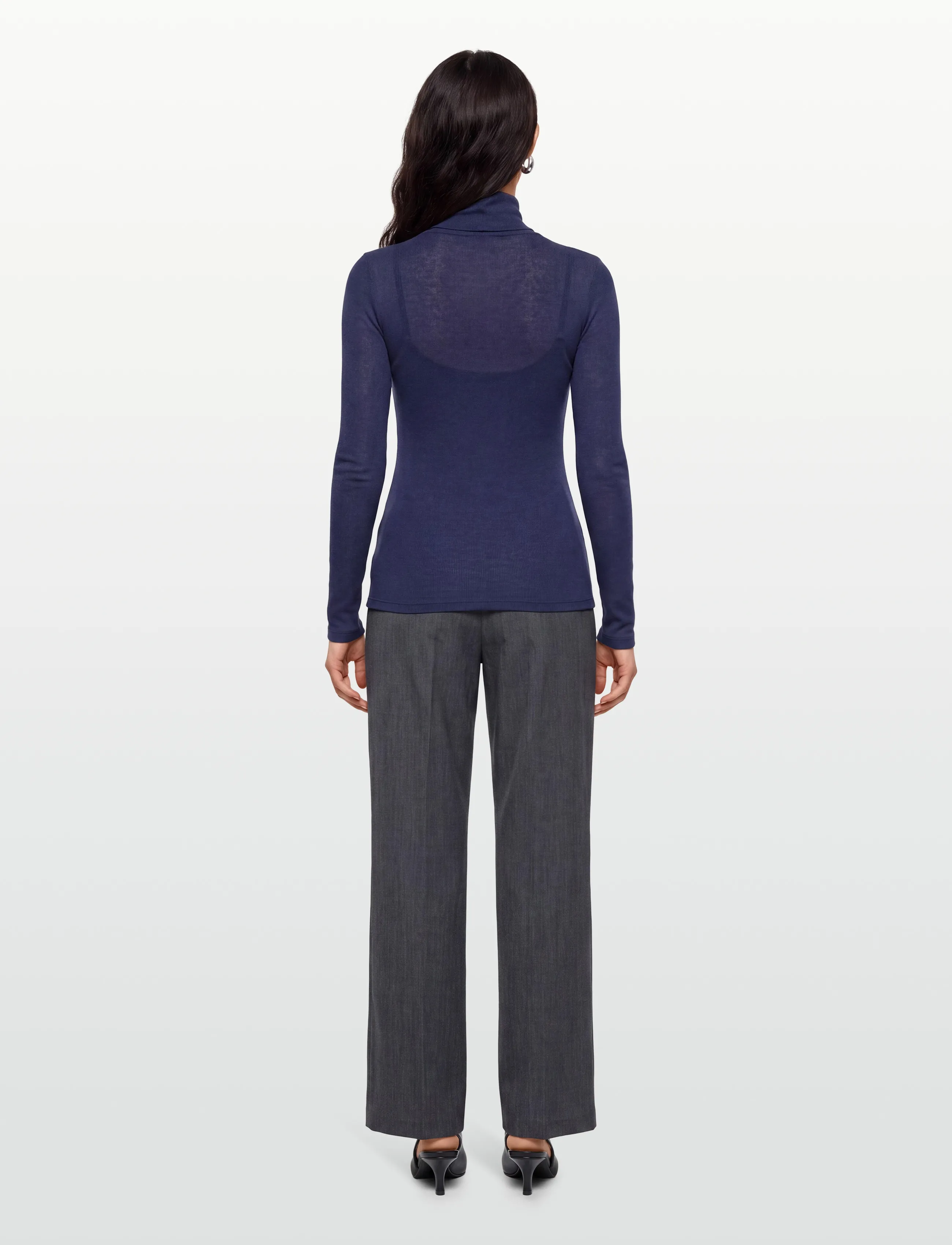Bruuns Bazaar - AngelaBB Roll neck - rullekraver - medieval blue - 4
