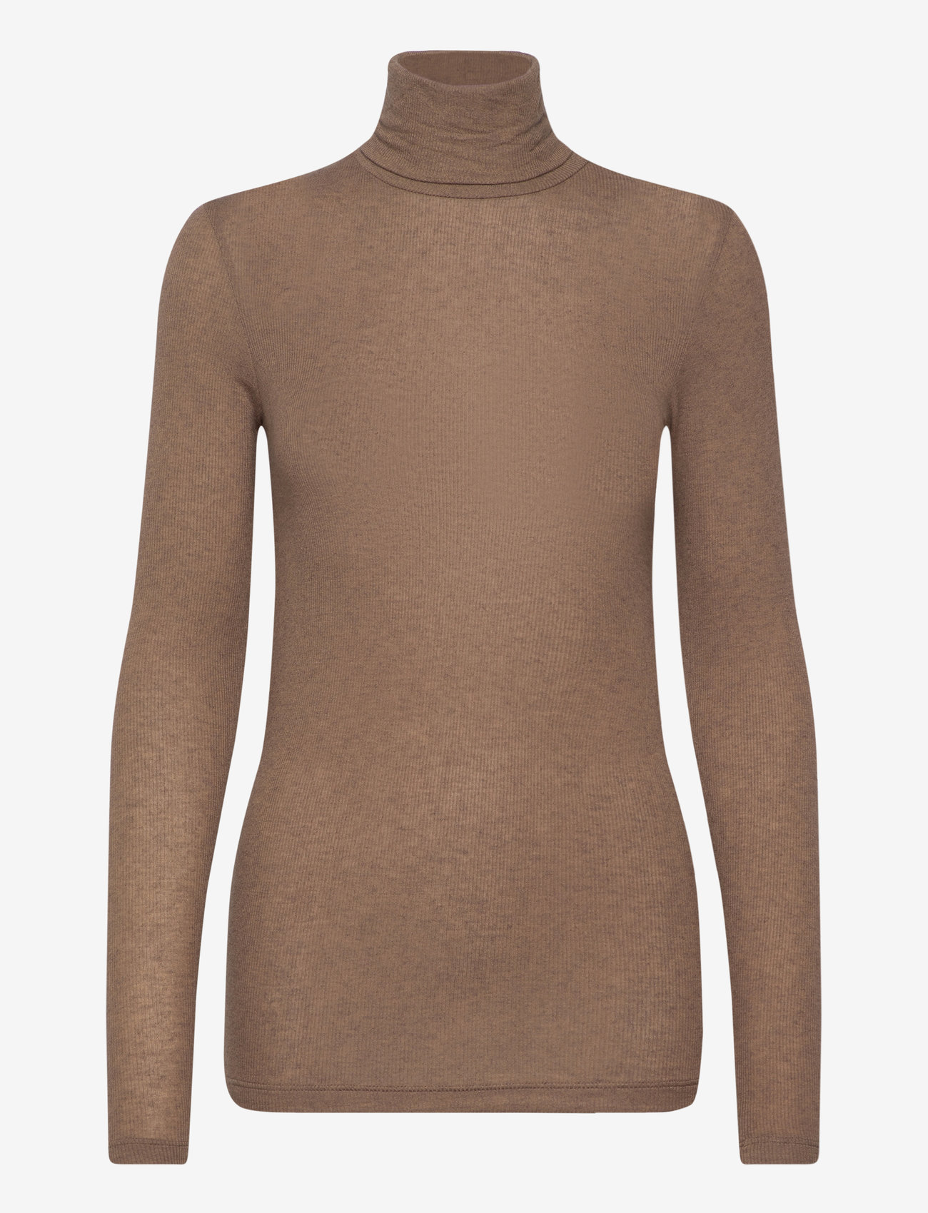 Bruuns Bazaar - AngelaBB Roll neck - rollkragenpullover - shitake melange - 1