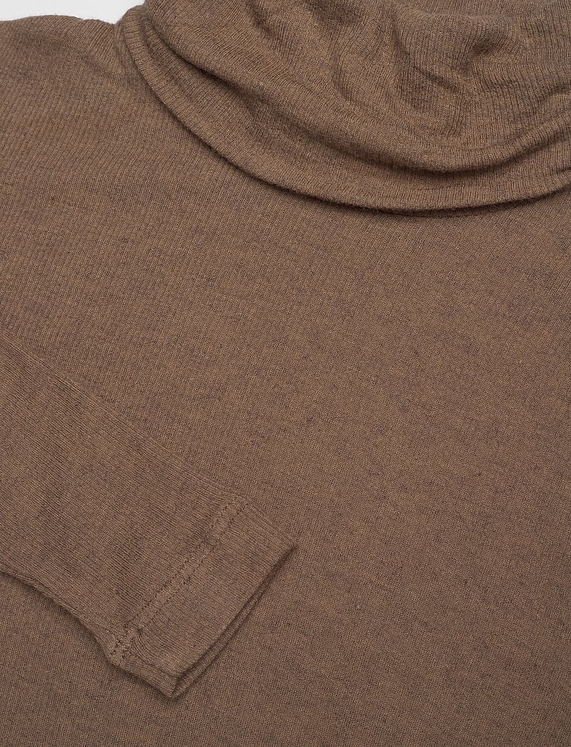Bruuns Bazaar - AngelaBB Roll neck - rollkragenpullover - shitake melange - 3