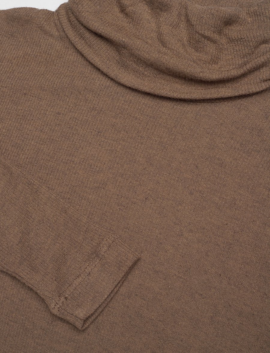 Bruuns Bazaar - AngelaBB Roll neck - rullekraver - shitake melange - 3