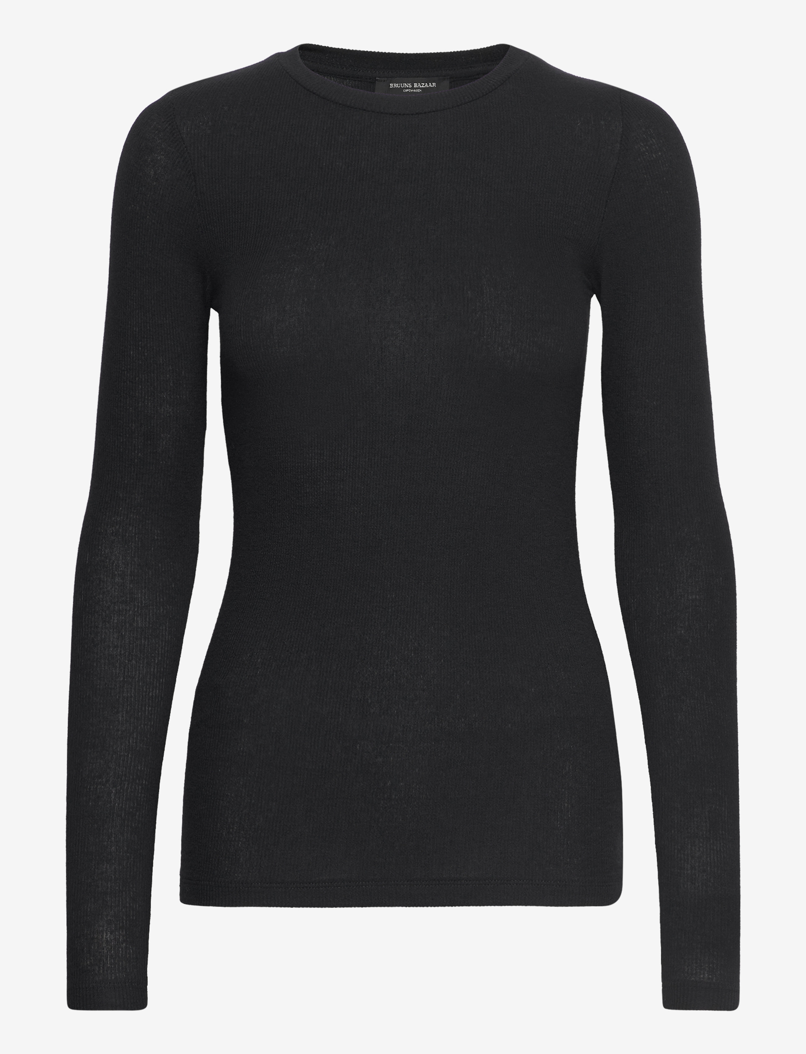 Bruuns Bazaar AngelaBB LS T-shirt - Tøj - BLACK / black