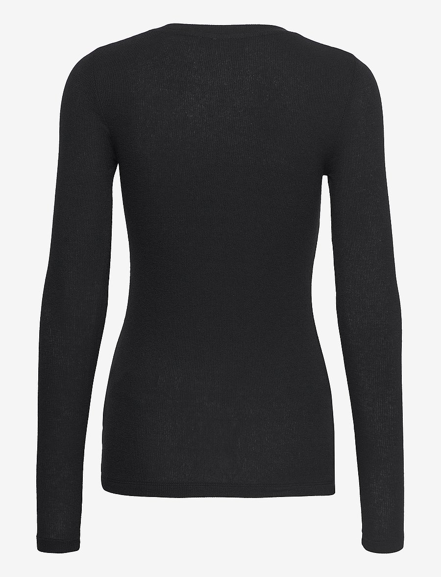 Bruuns Bazaar - AngelaBB LS T-shirt - topy z długimi rękawami - black - 2