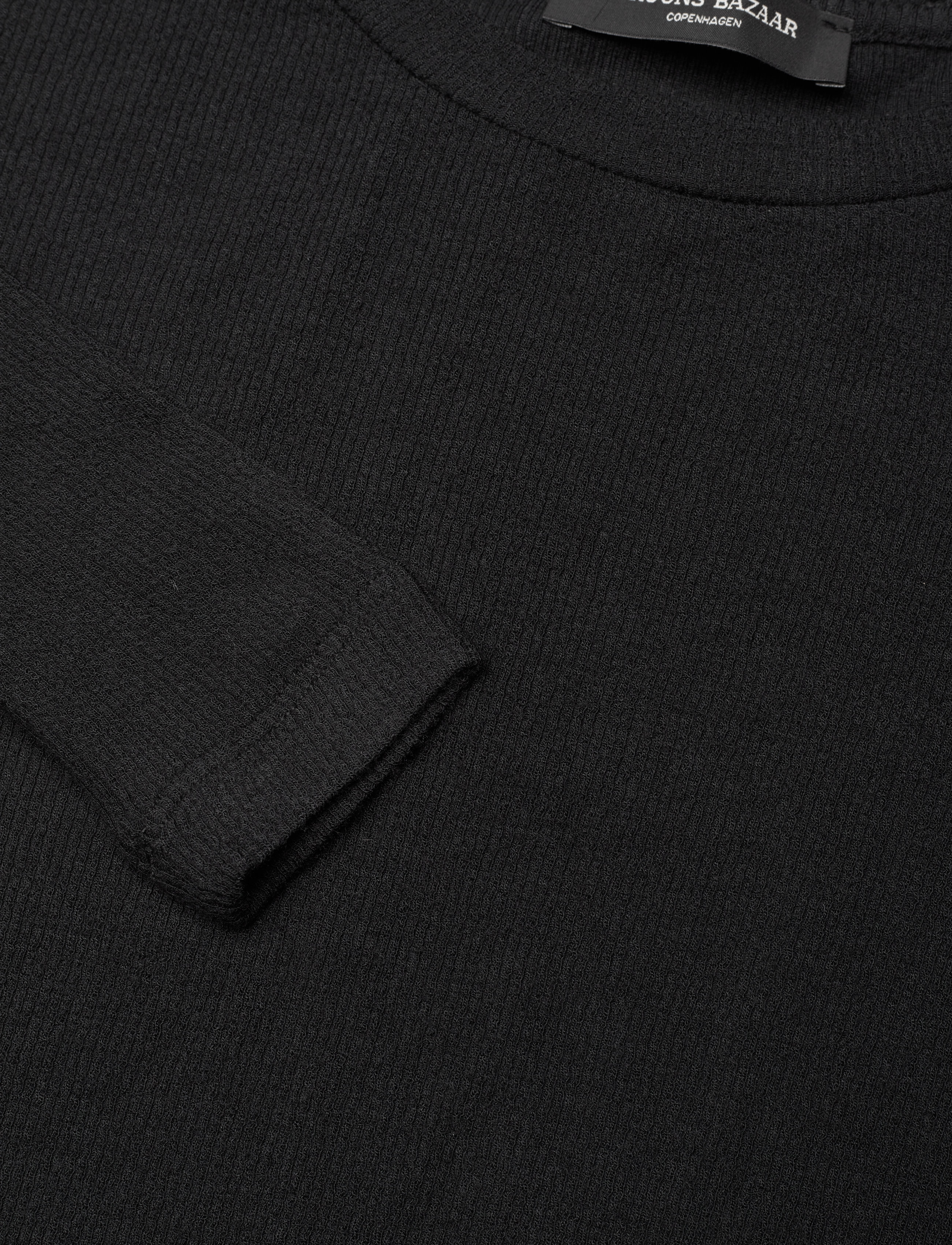 Bruuns Bazaar - AngelaBB LS T-shirt - topy z długimi rękawami - black - 3