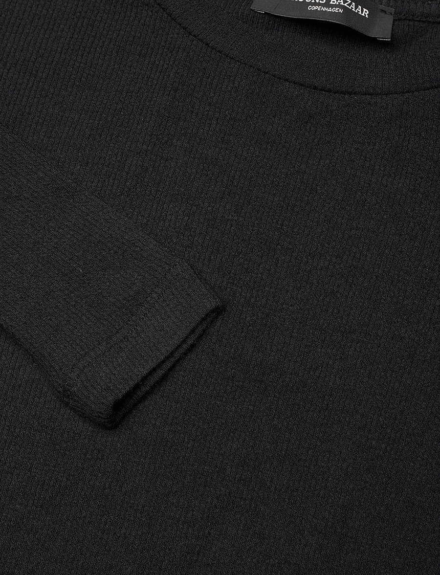 Bruuns Bazaar - AngelaBB LS T-shirt - topy z długimi rękawami - black - 3