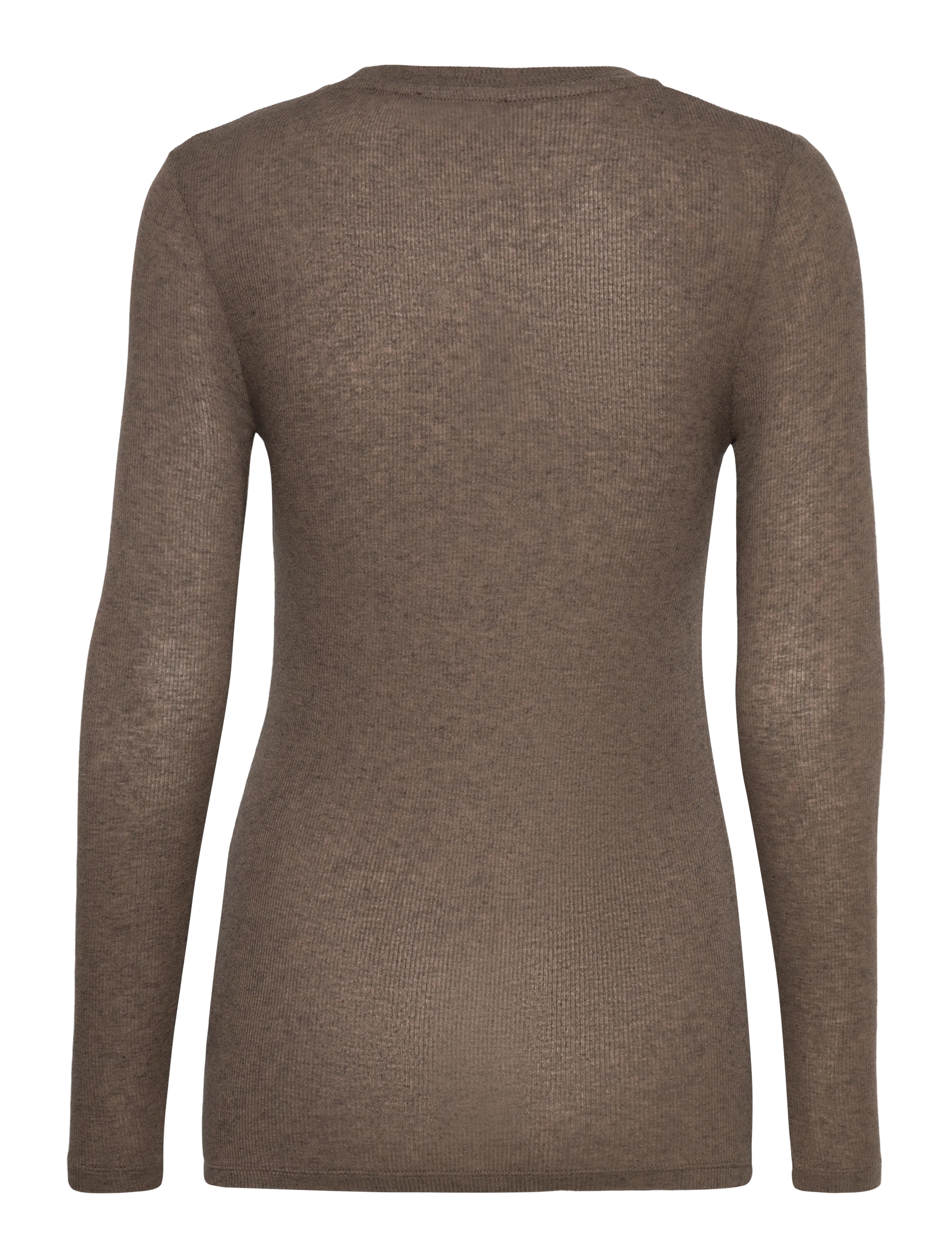 Bruuns Bazaar - AngelaBB LS T-shirt - topy z długimi rękawami - morel - 1
