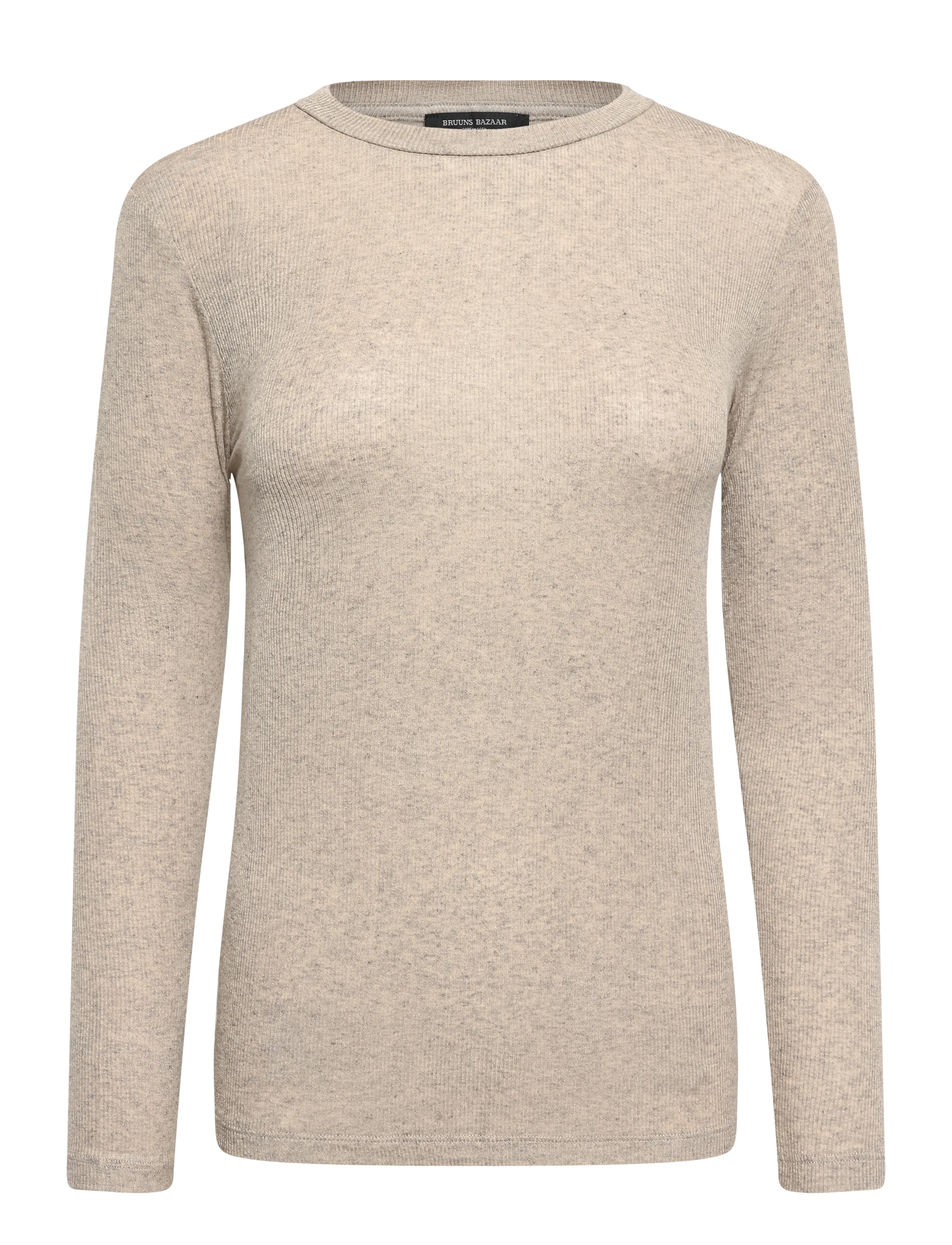 Bruuns Bazaar AngelaBB LS T-shirt - Basics - ROASTED GREY / grey