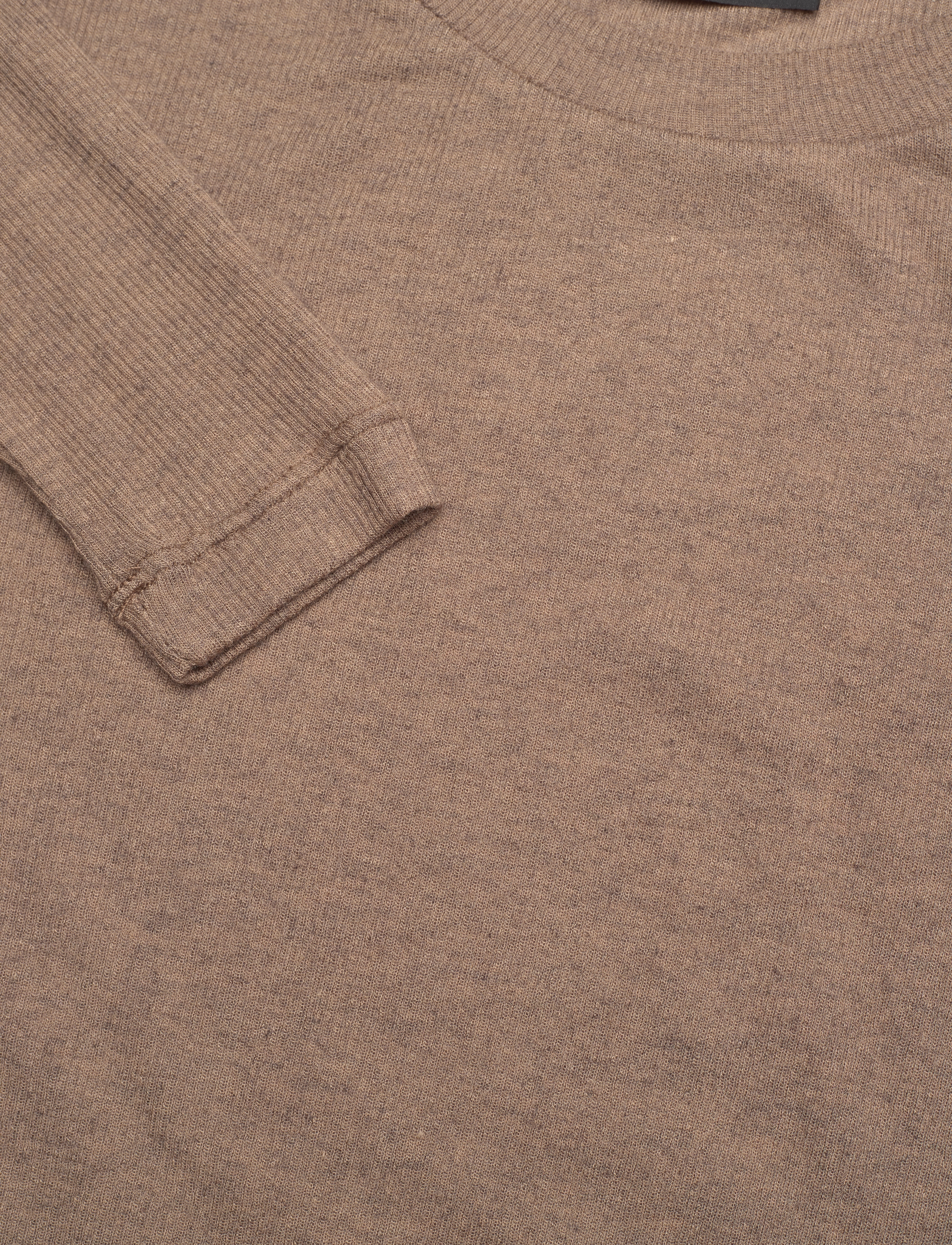 Bruuns Bazaar - AngelaBB LS T-shirt - shitake melange - 2