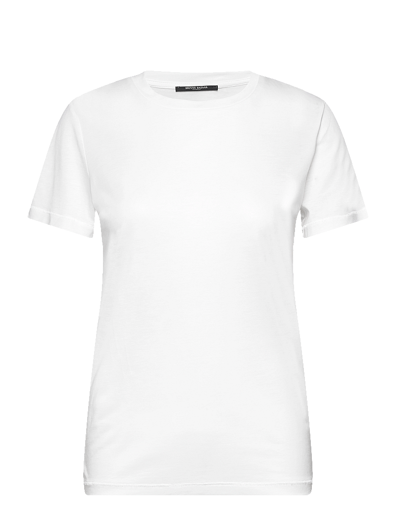 Bruuns Bazaar - KatkaBB ss T-shirt - t-särgid - snow white - 0
