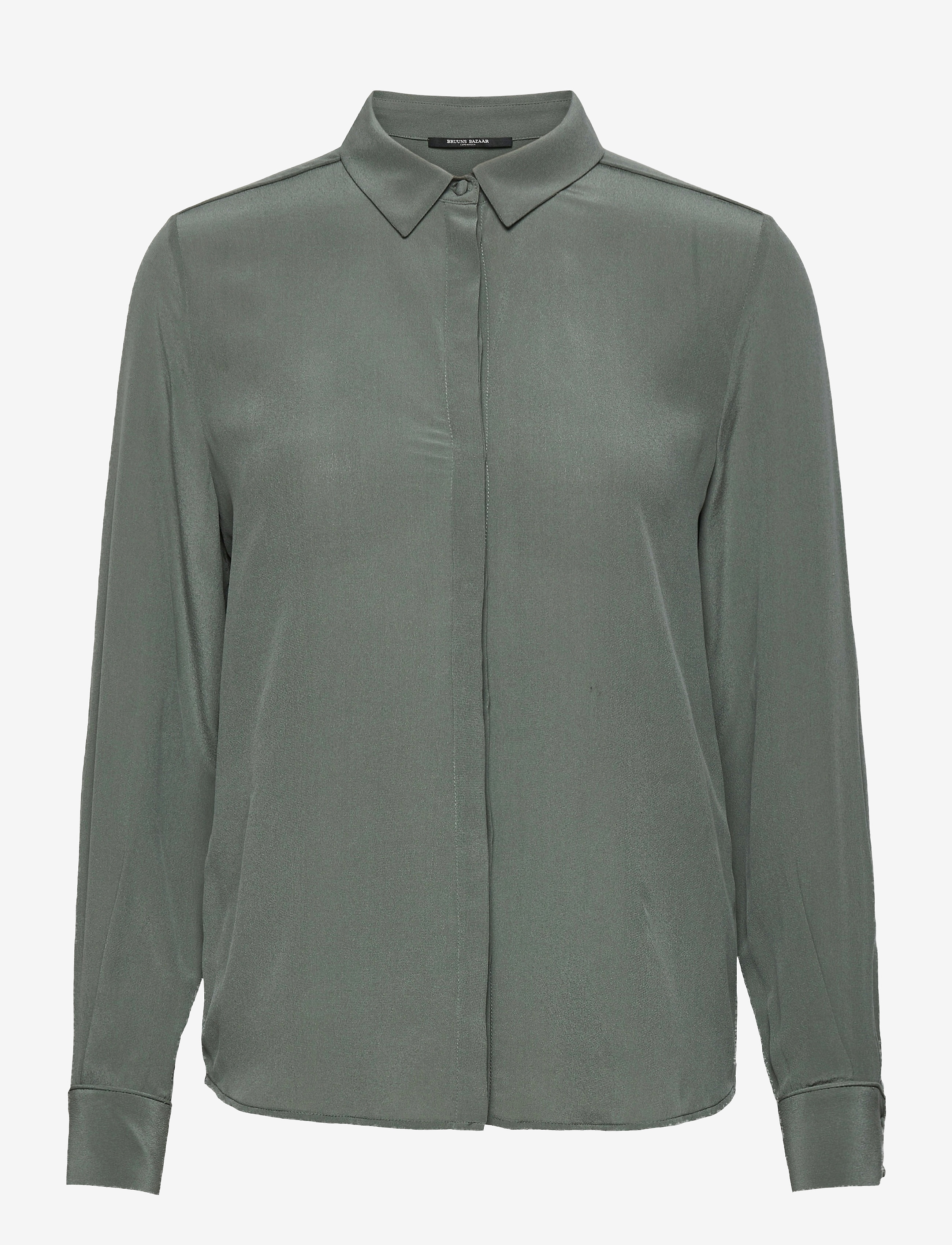 Bruuns Bazaar - Lillie Corinne shirt - moss - 0