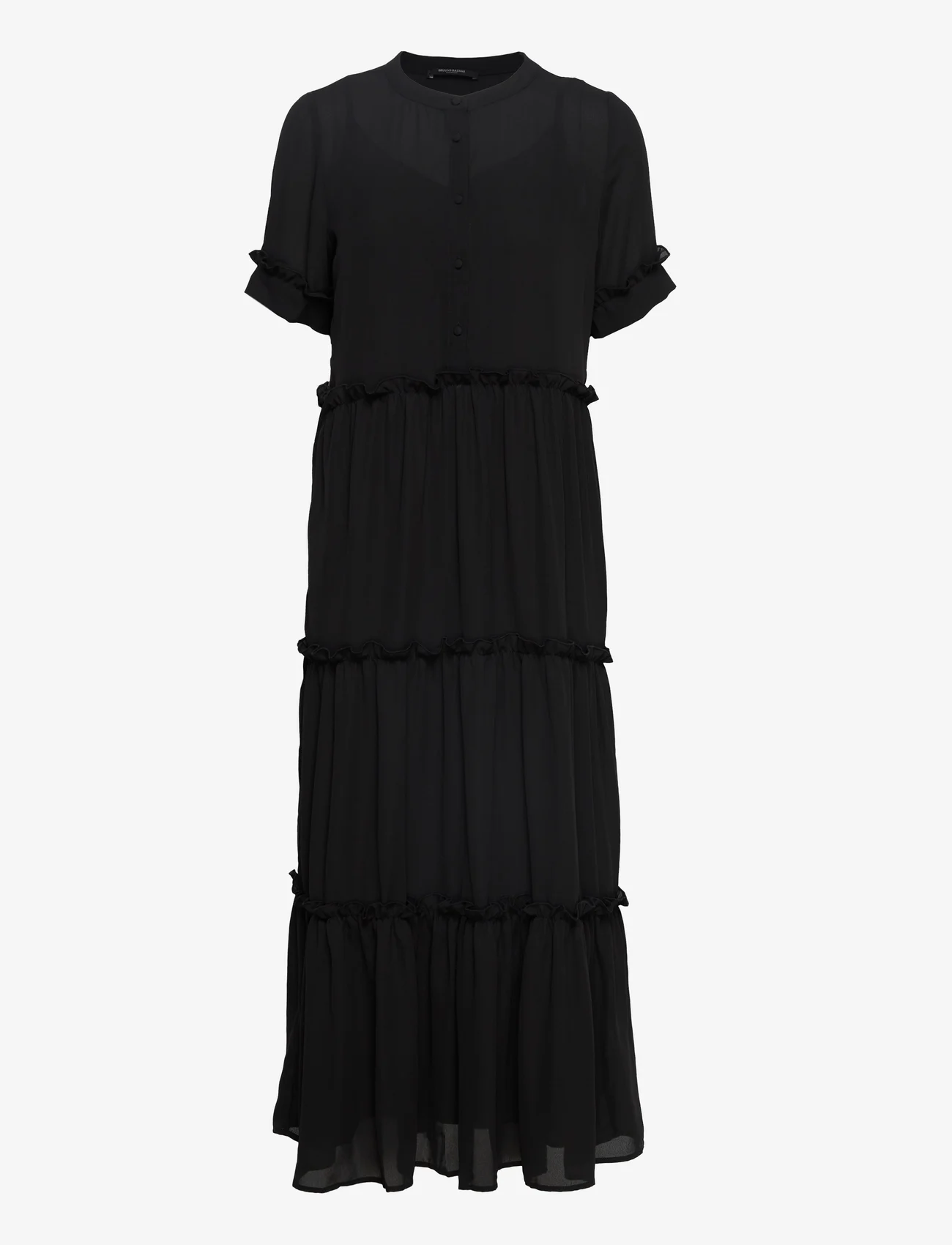Bruuns Bazaar - Marie Silje dress - maxiklänningar - black - 0