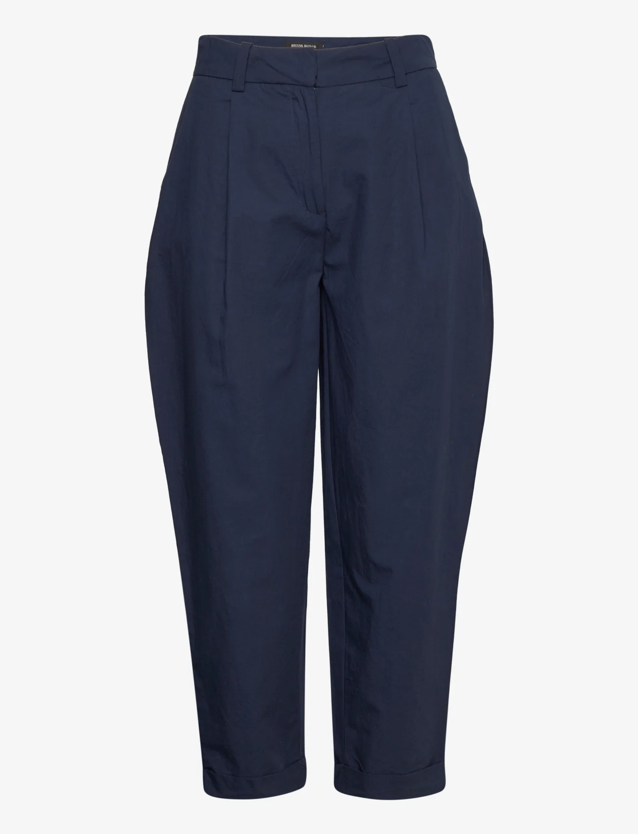 Bruuns Bazaar - Freyie Nomi pant - bukser med lige ben - navy - 0