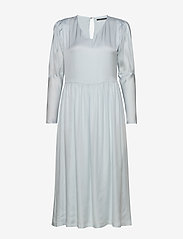 Bruuns Bazaar - Anour Art dress - vidutinio ilgio suknelės - heather blue - 0