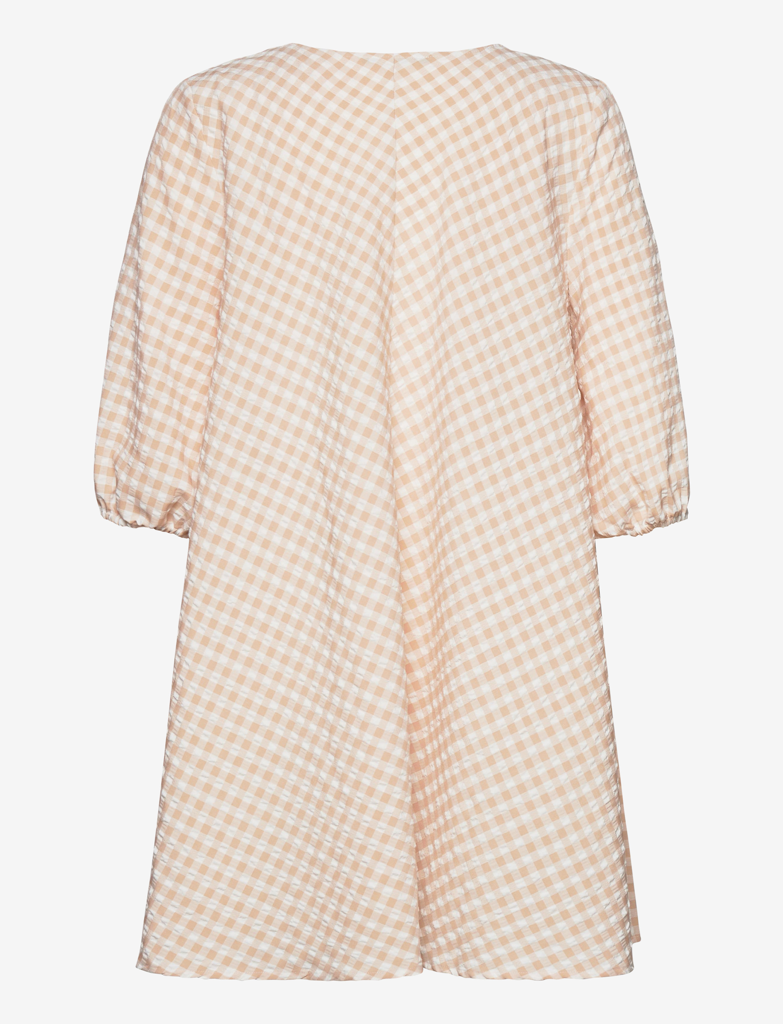 Bruuns Bazaar - Seer Allure dress - sand/white check - 1