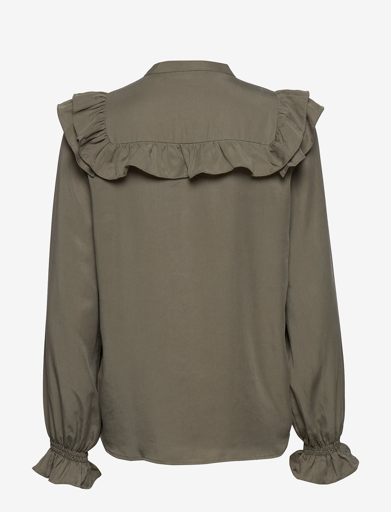 Bruuns Bazaar - Laera Dove shirt - olive tree - 1