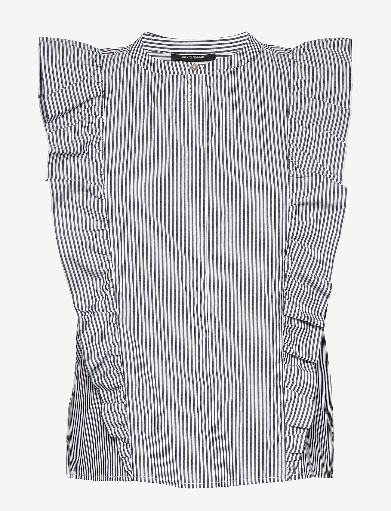 Bruuns Bazaar - Maxima Nilai shirt - riverside/white stripes - 0