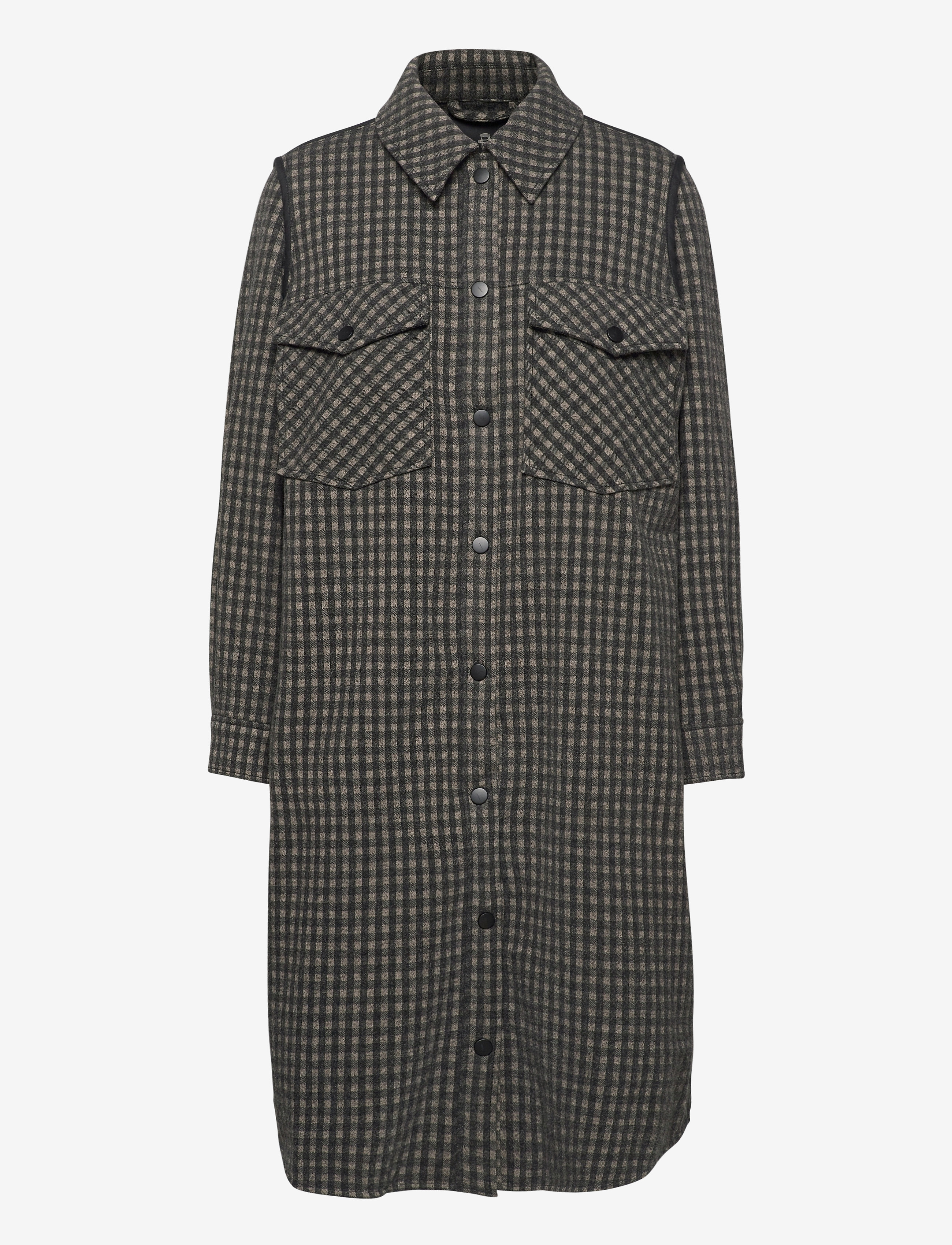 Bruuns Bazaar - Silja Ilia jacket - black check - 1