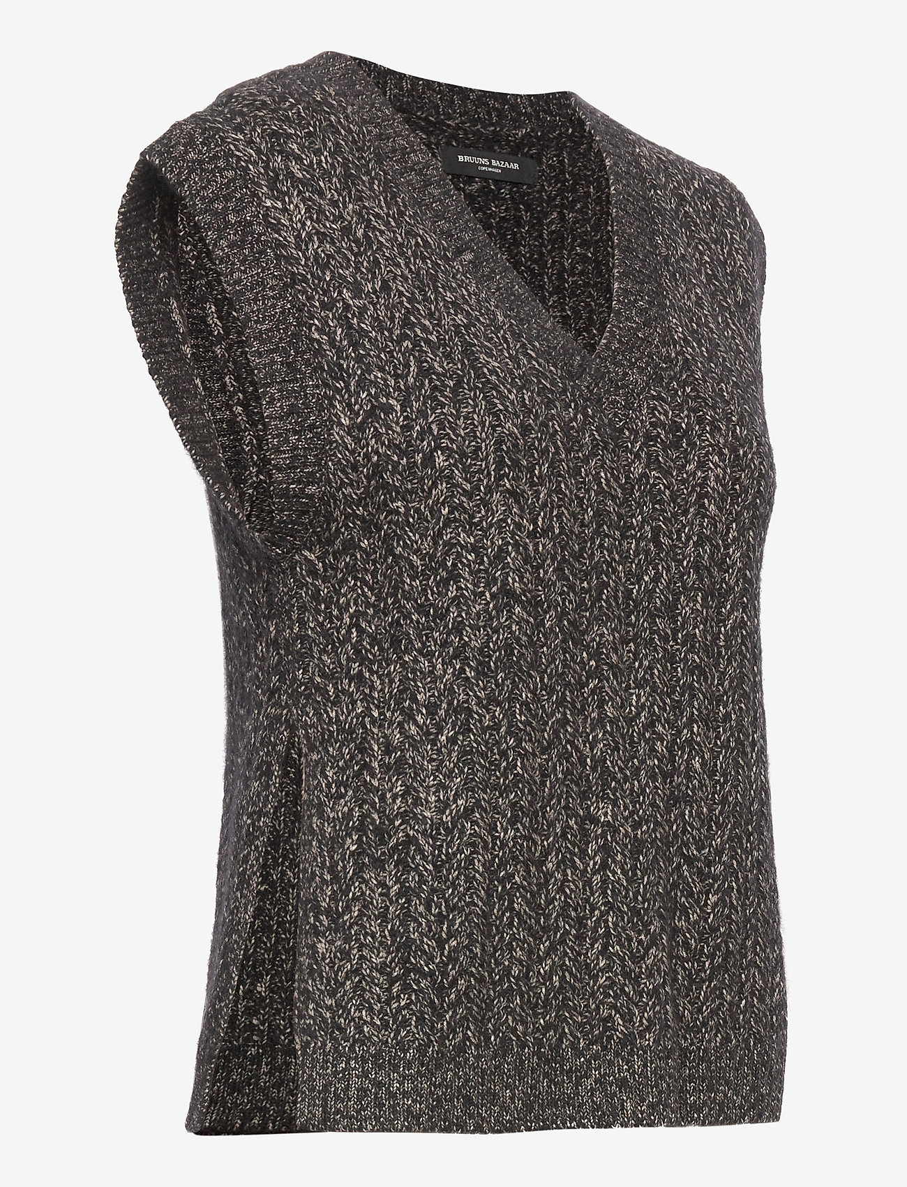 Bruuns Bazaar - Linne Chio vest - roasted grey khaki - 2