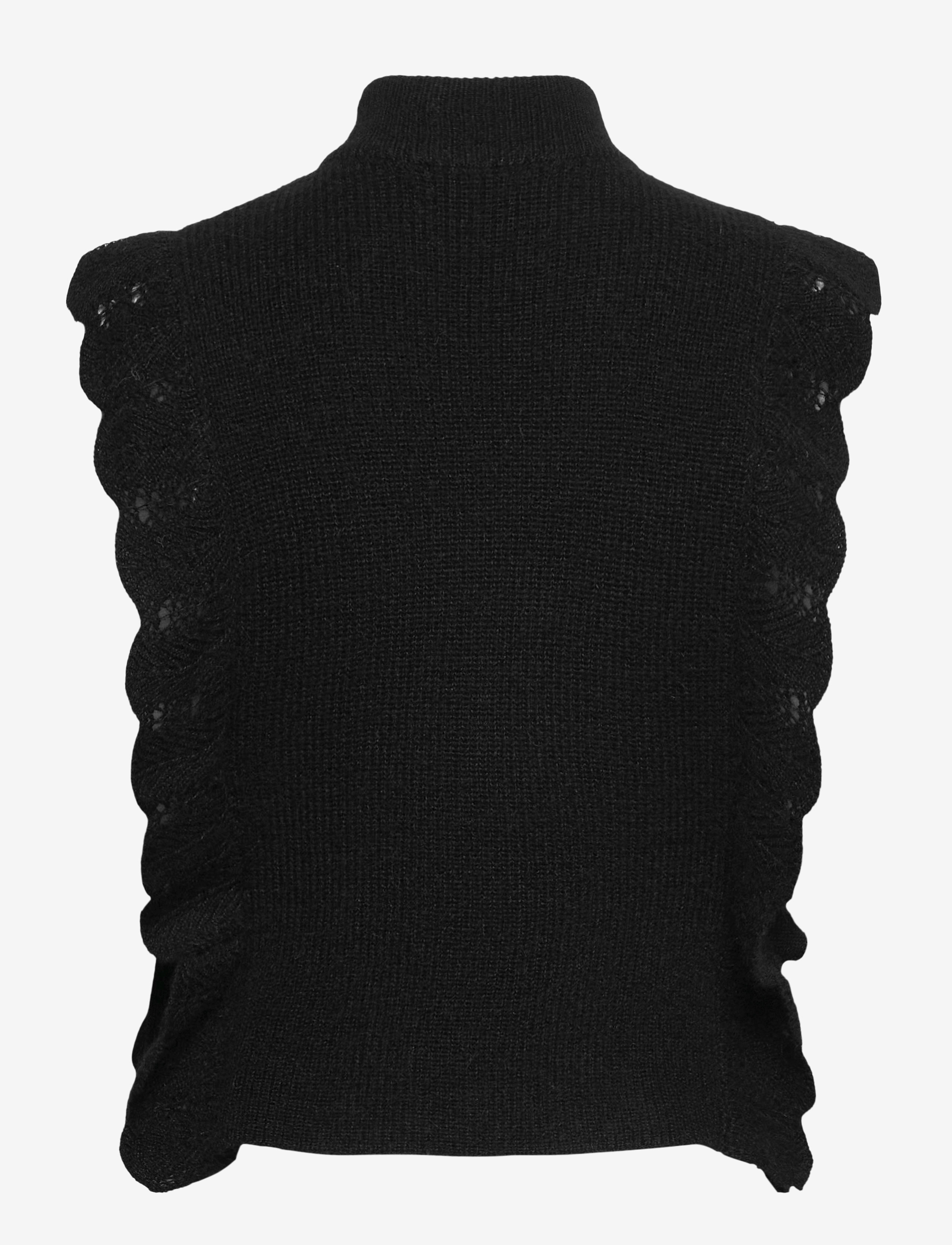 Bruuns Bazaar - Parisa Esti knit vest - black - 1