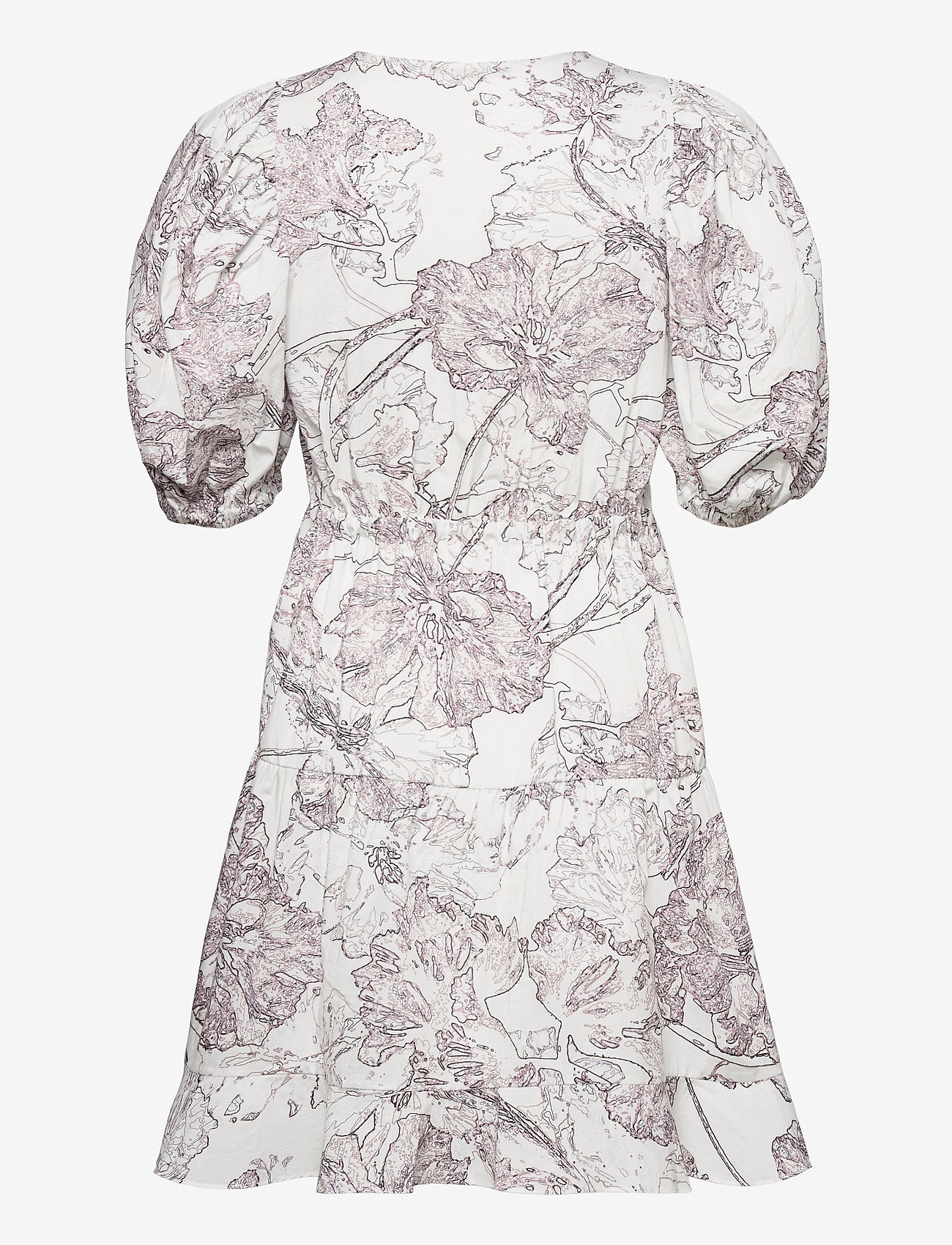 Bruuns Bazaar - Posy Olivine dress - snow white aop - 1