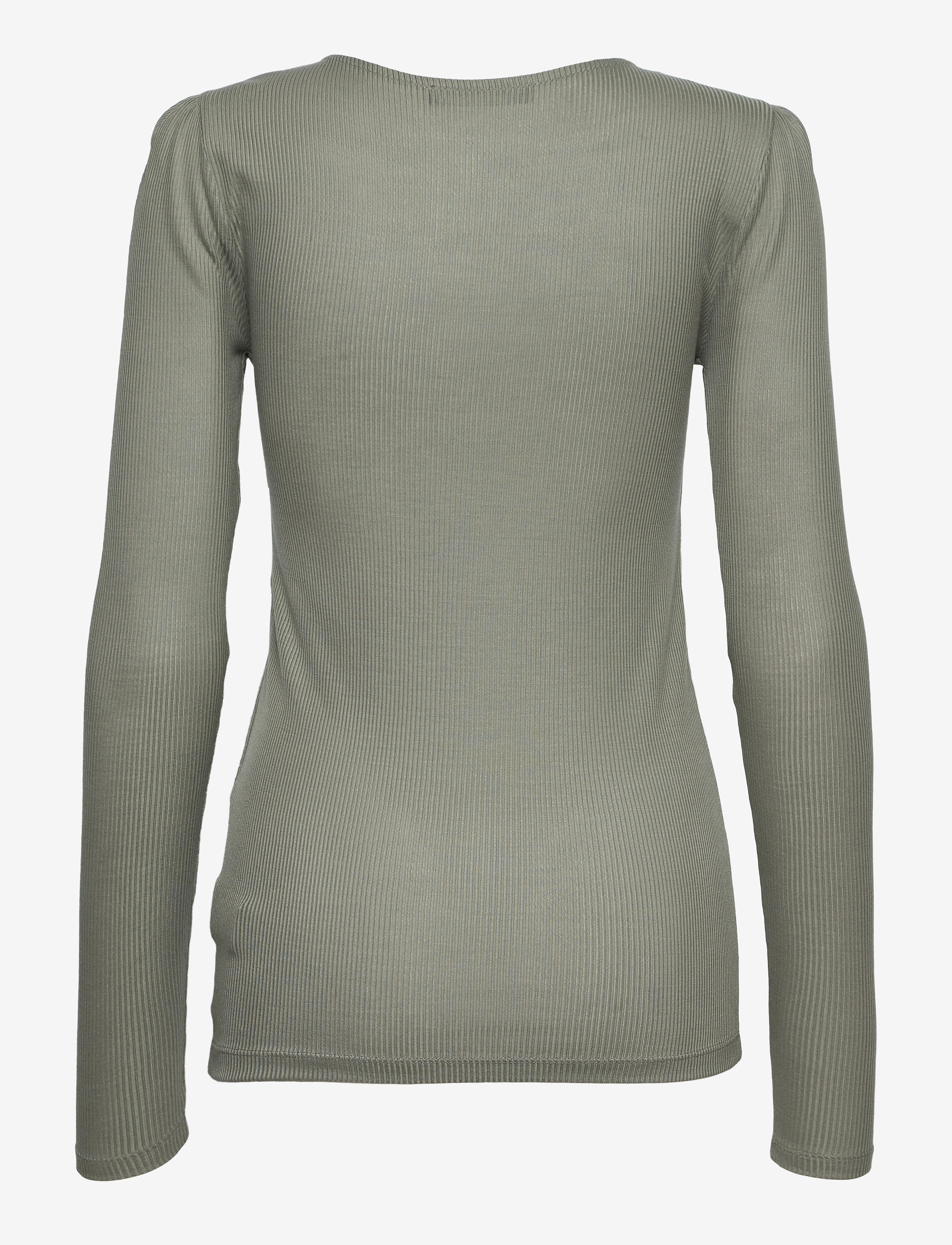 Bruuns Bazaar - Katka Rib Jubi blouse - moss - 1