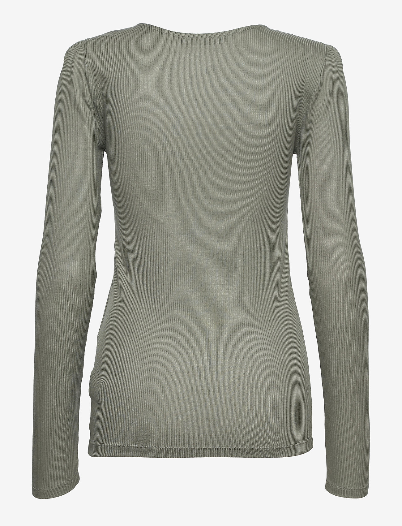 Bruuns Bazaar - Katka Rib Jubi blouse - moss - 1