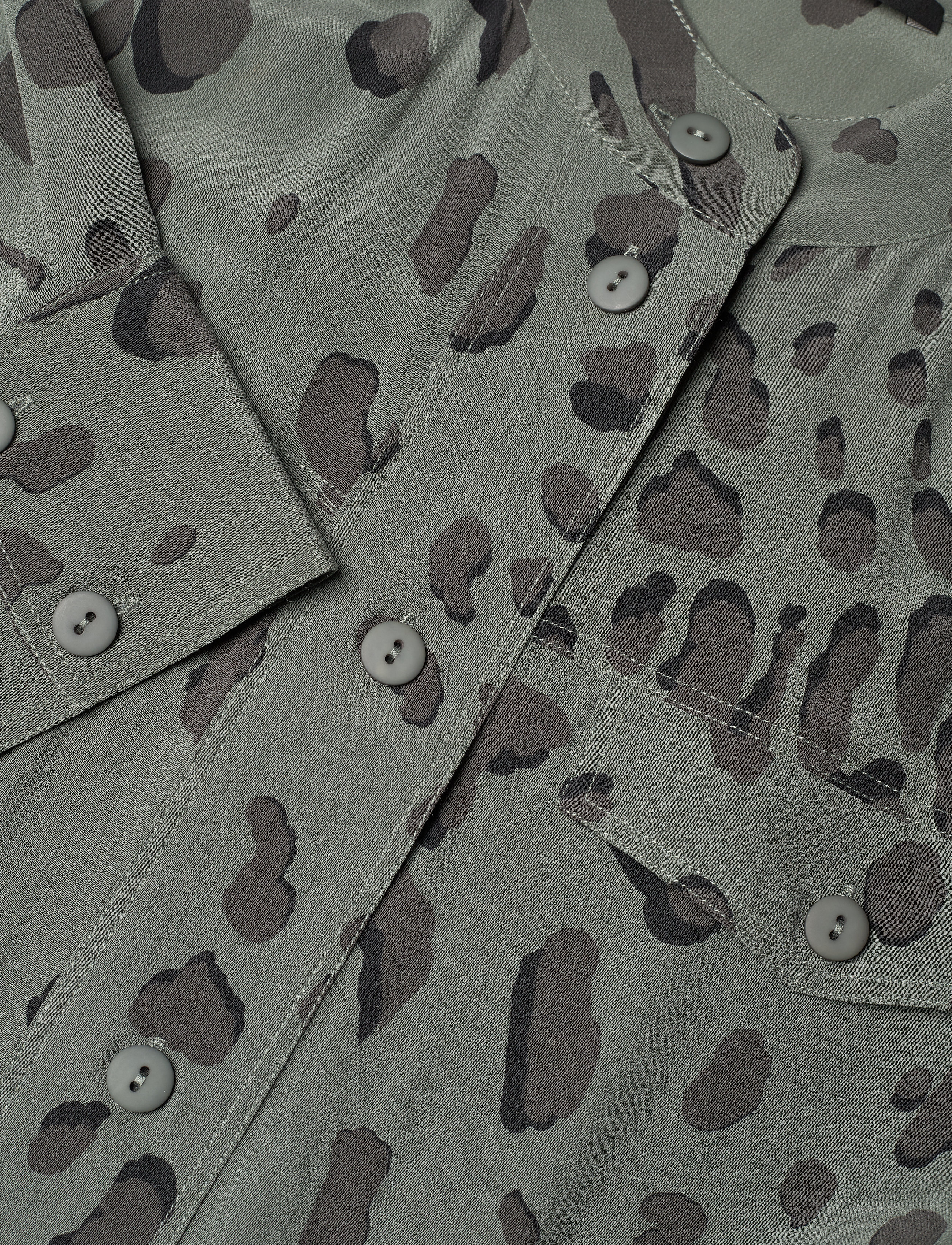 Bruuns Bazaar - Lillie Jadyn dress - dark moss aop - 2
