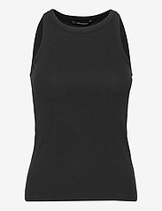Bruuns Bazaar - KatyBB Rib Tank top - t-shirts & topper - black - 0