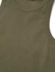 Bruuns Bazaar - KatyBB Rib Tank top - t-shirts & topper - olive - 3