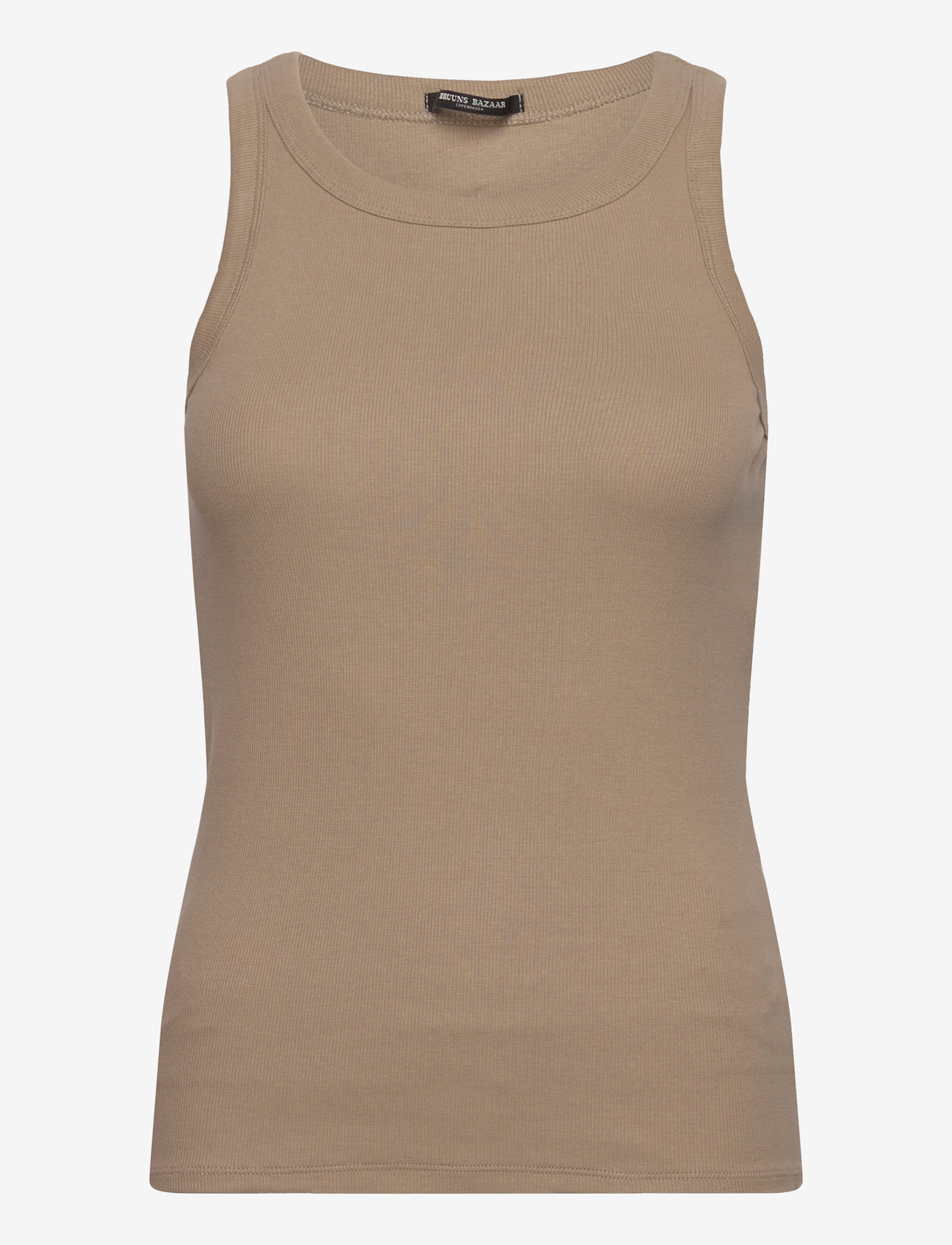 Bruuns Bazaar - KatyBB Rib Tank top - roasted grey khaki - 0