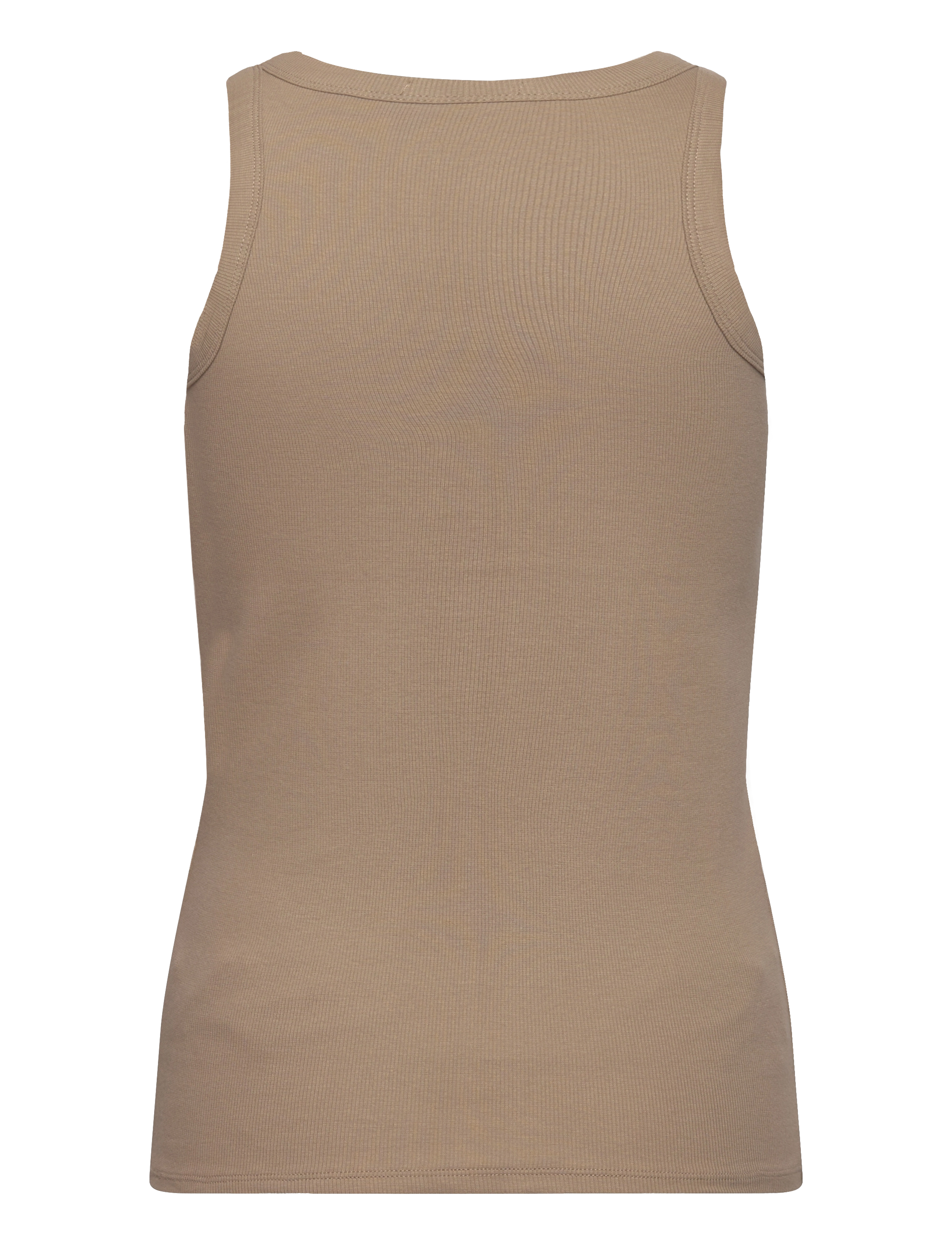 Bruuns Bazaar - KatyBB Rib Tank top - roasted grey khaki - 1
