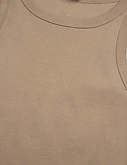 Bruuns Bazaar - KatyBB Rib Tank top - t-shirt & tops - roasted grey khaki - 2