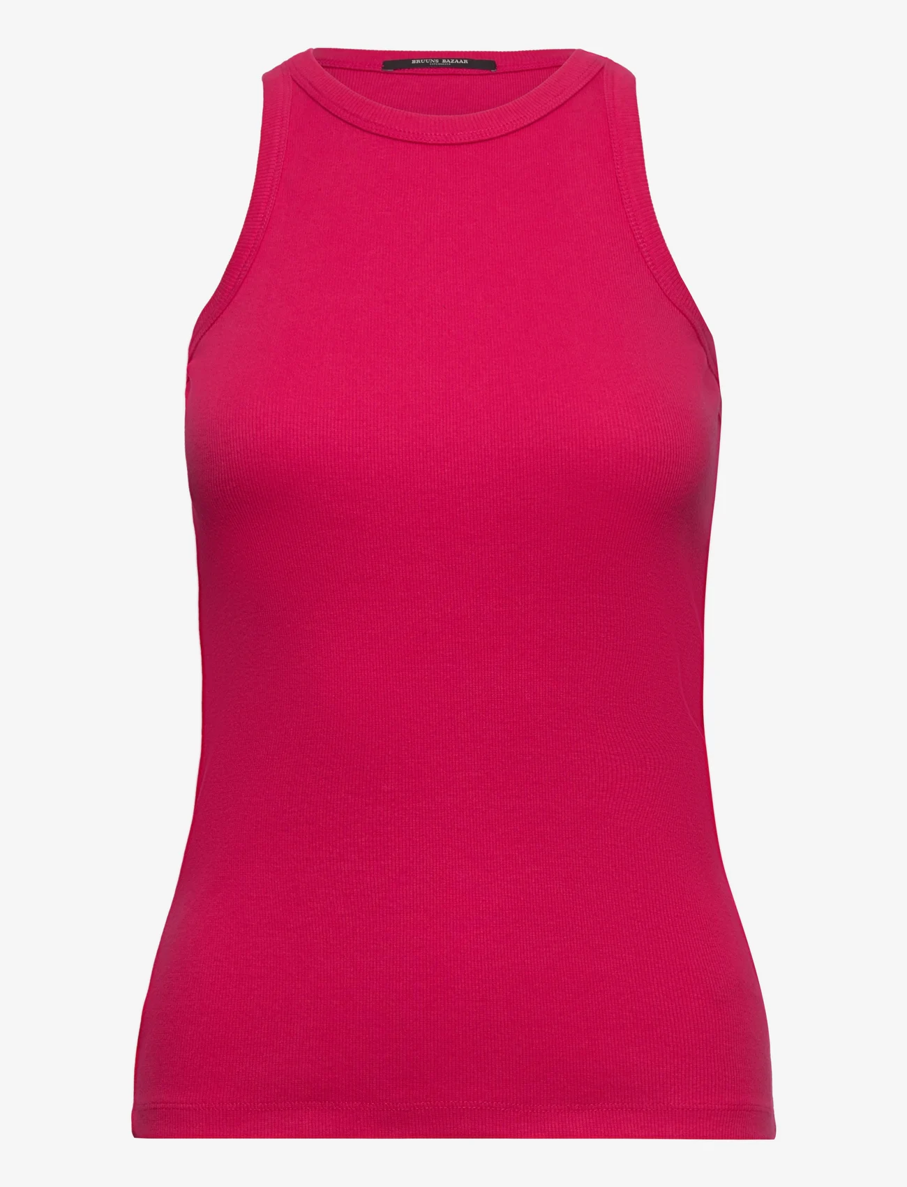 Bruuns Bazaar - KatyBB Rib Tank top - t-shirts & topper - virtual pink - 0
