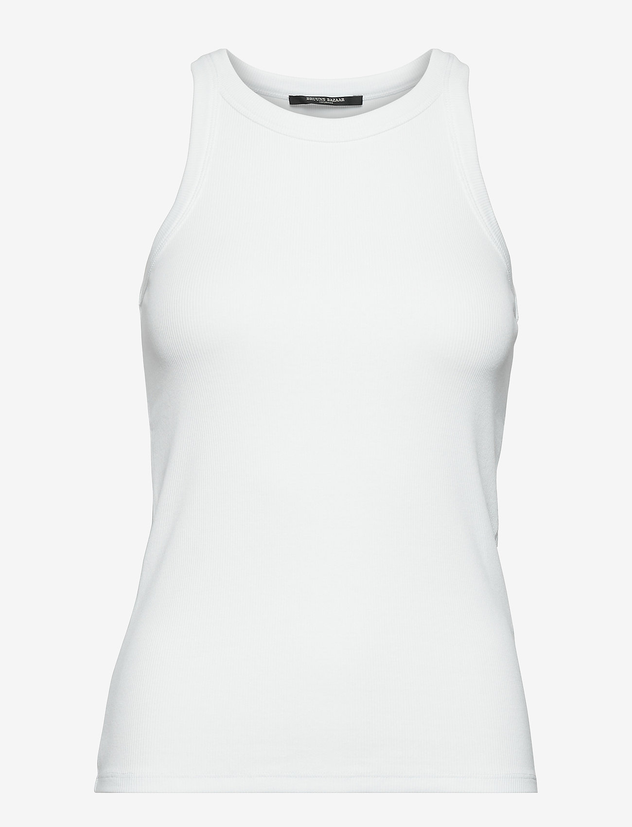 Bruuns Bazaar - KatyBB Rib Tank top - tanktops - white - 1