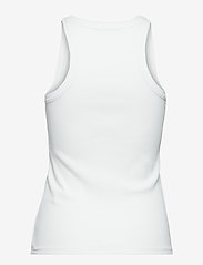 Bruuns Bazaar - KatyBB Rib Tank top - hihattomat topit - white - 2