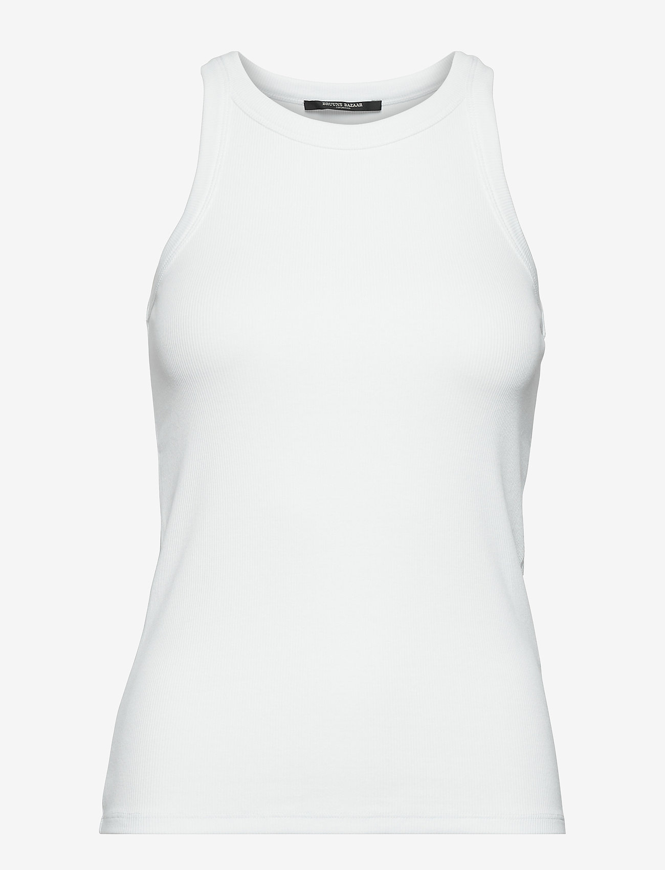 Bruuns Bazaar - KatyBB Rib Tank top - t-shirt & tops - white - 0