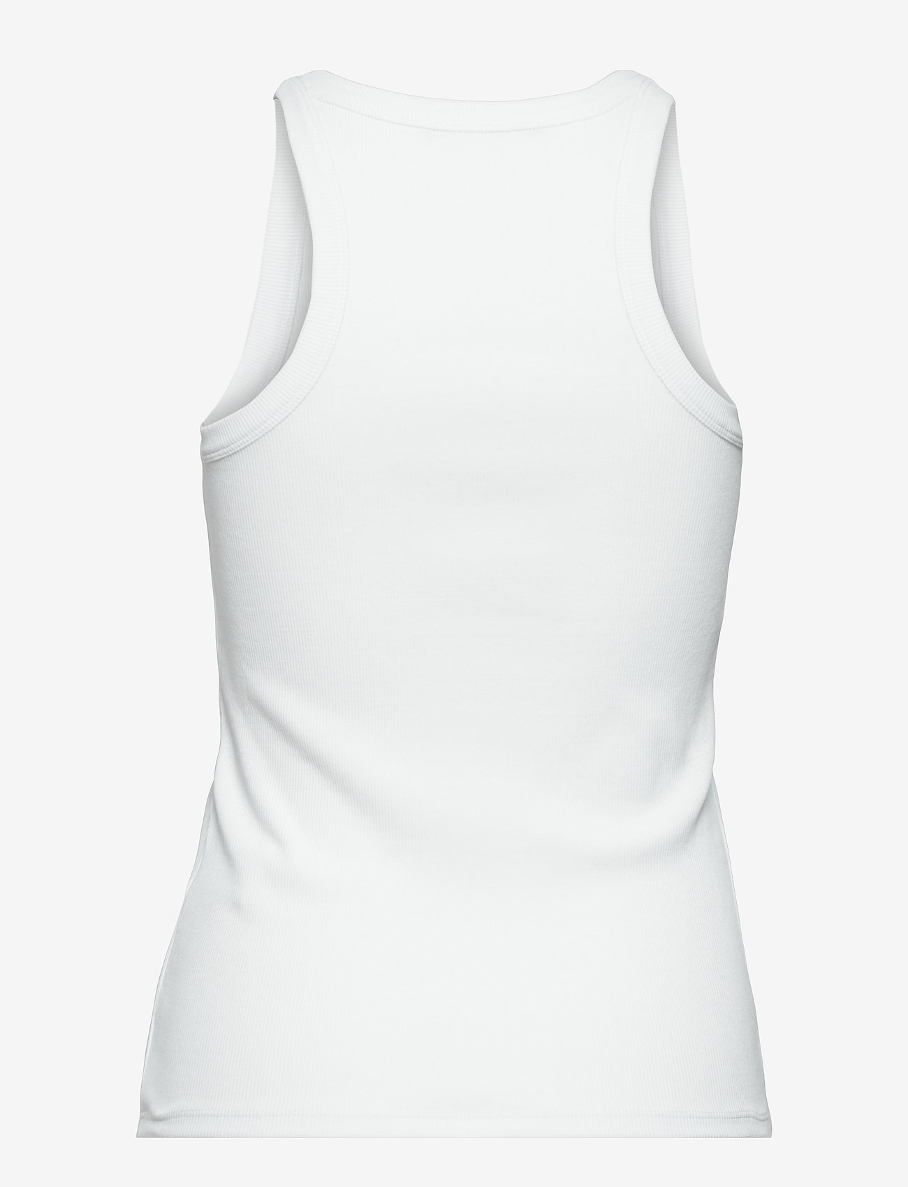 Bruuns Bazaar - KatyBB Rib Tank top - t-shirt & tops - white - 1