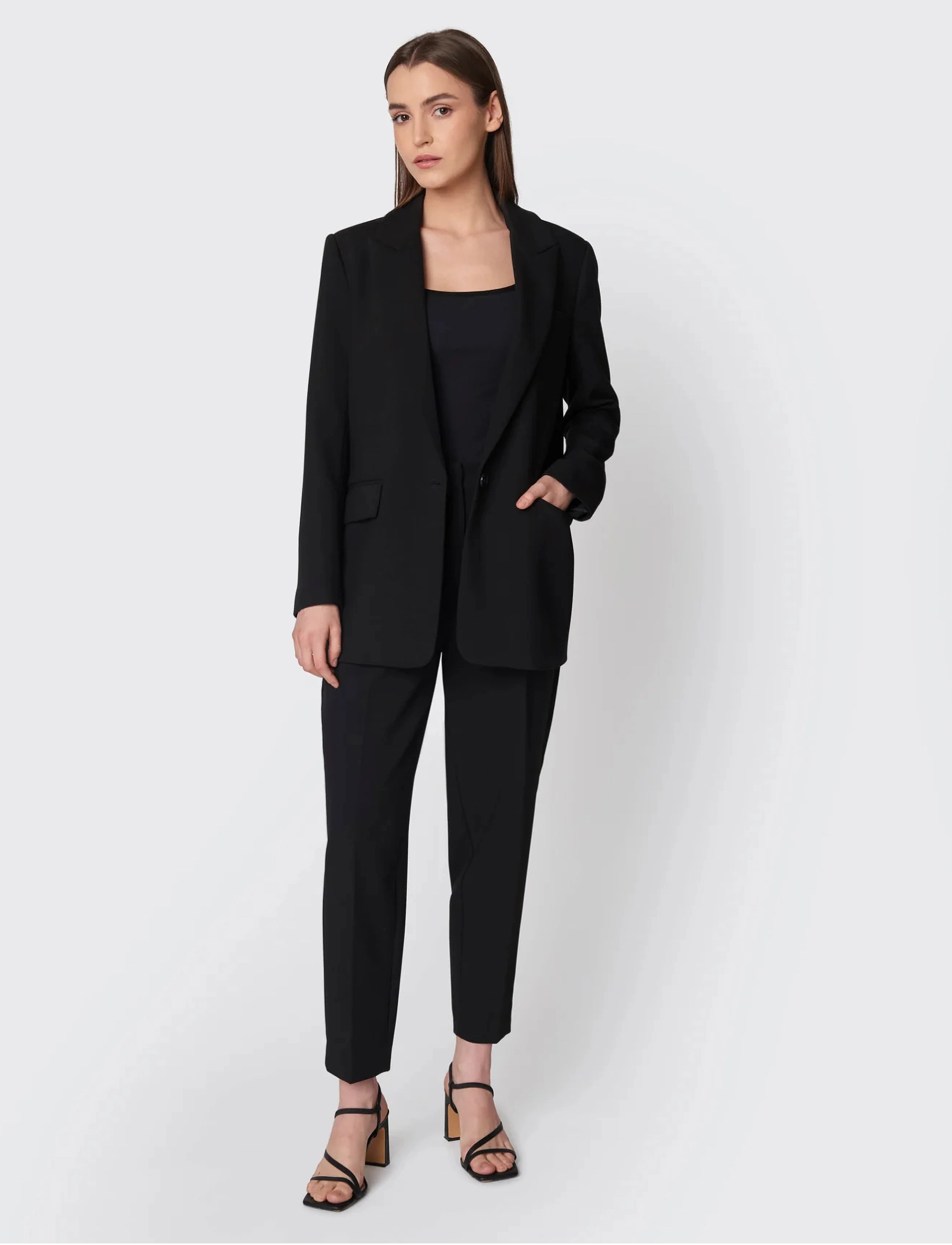 Bruuns Bazaar CindySusBBDagny pants - Skandinaavia mood - BLACK / black