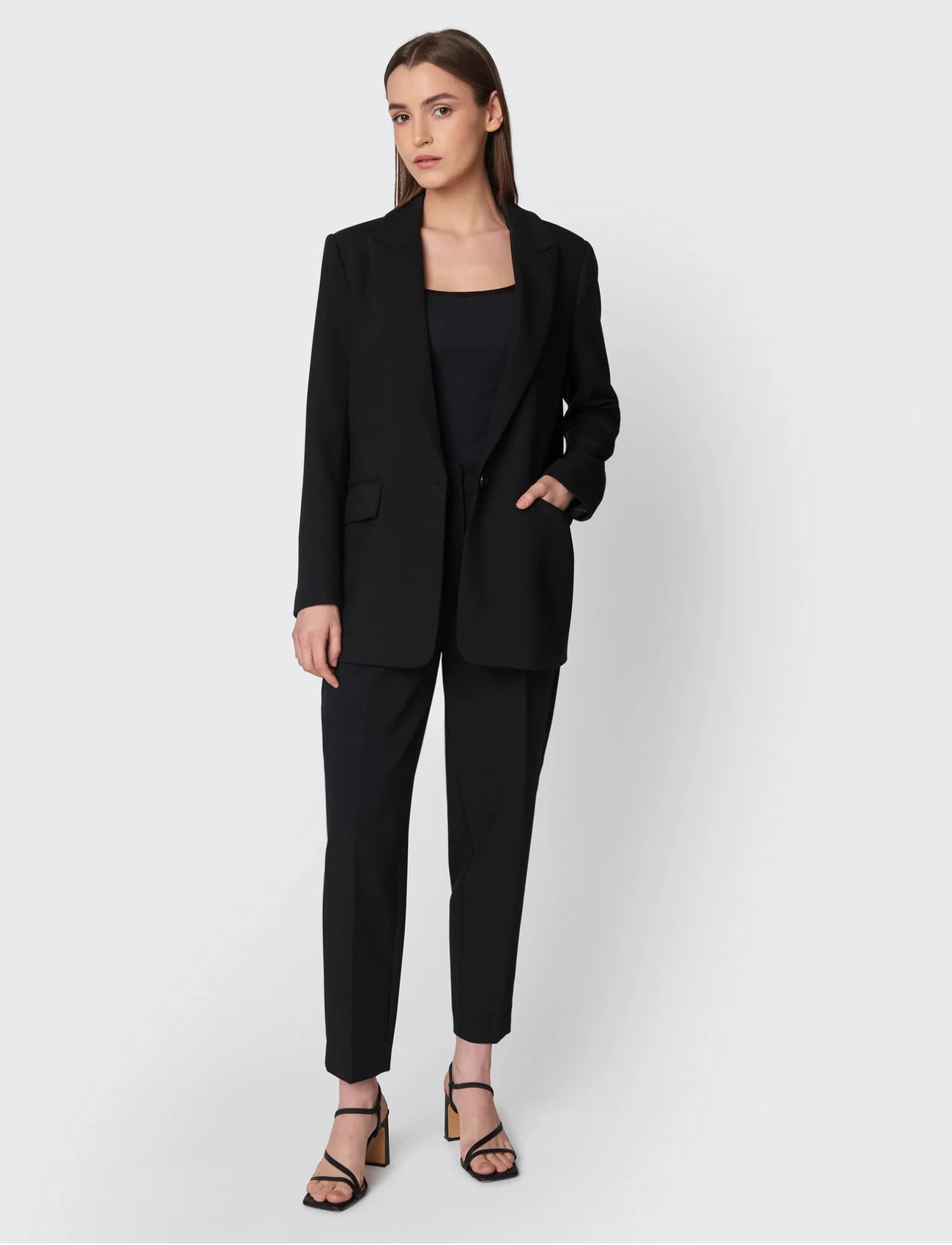 Bruuns Bazaar - CindySusBBDagny pants - tailored trousers - black - 0
