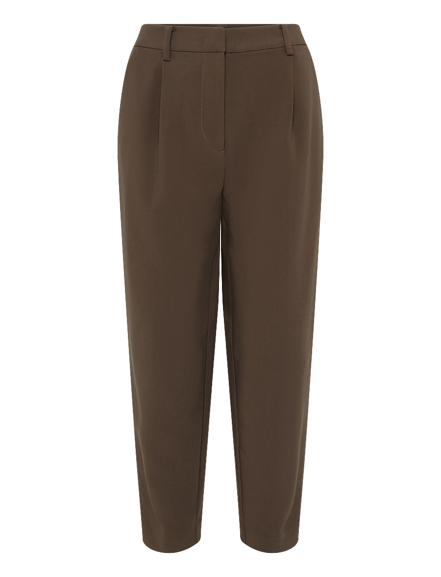 Bruuns Bazaar - CindySusBBDagny pants - tailored trousers - chestnut - 1