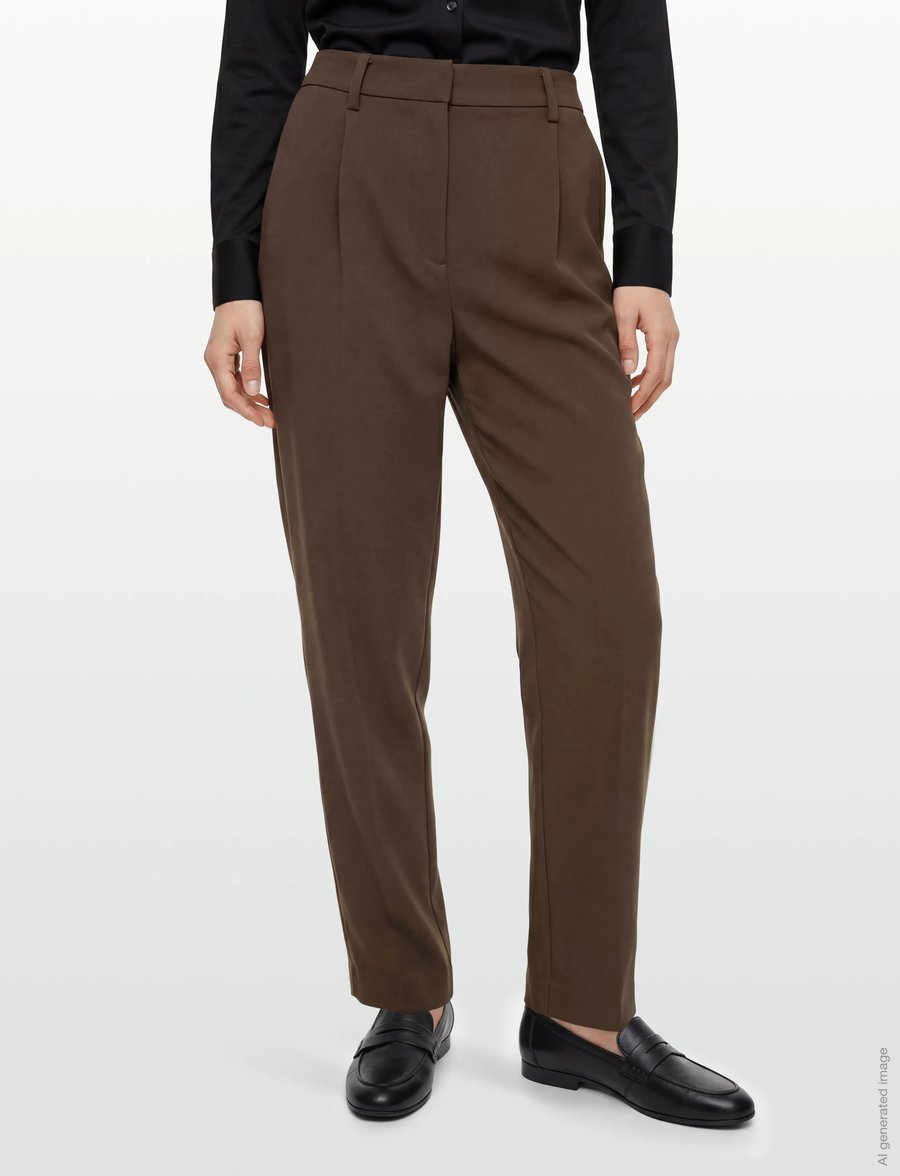 Bruuns Bazaar - CindySusBBDagny pants - tailored trousers - chestnut - 3