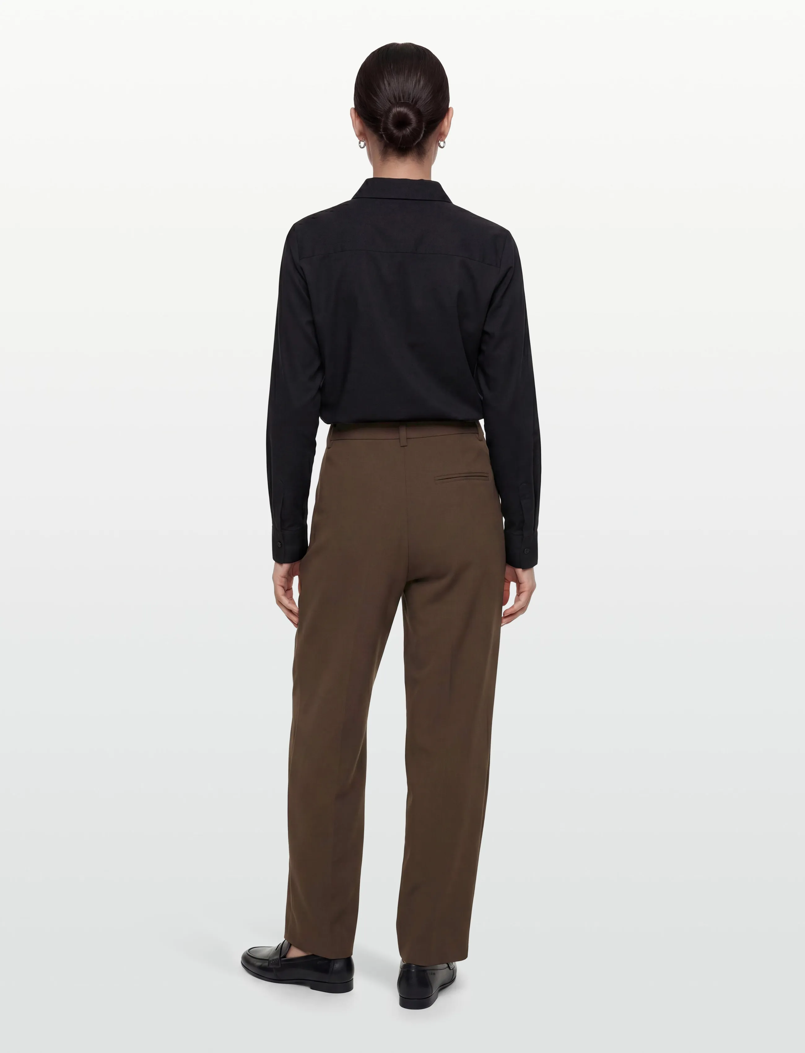 Bruuns Bazaar - CindySusBBDagny pants - tailored trousers - chestnut - 4