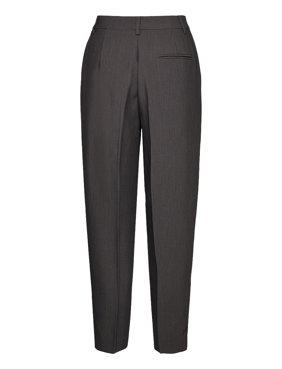 Bruuns Bazaar - CindySusBBDagny pants - kostymbyxor - dark grey mel - 1