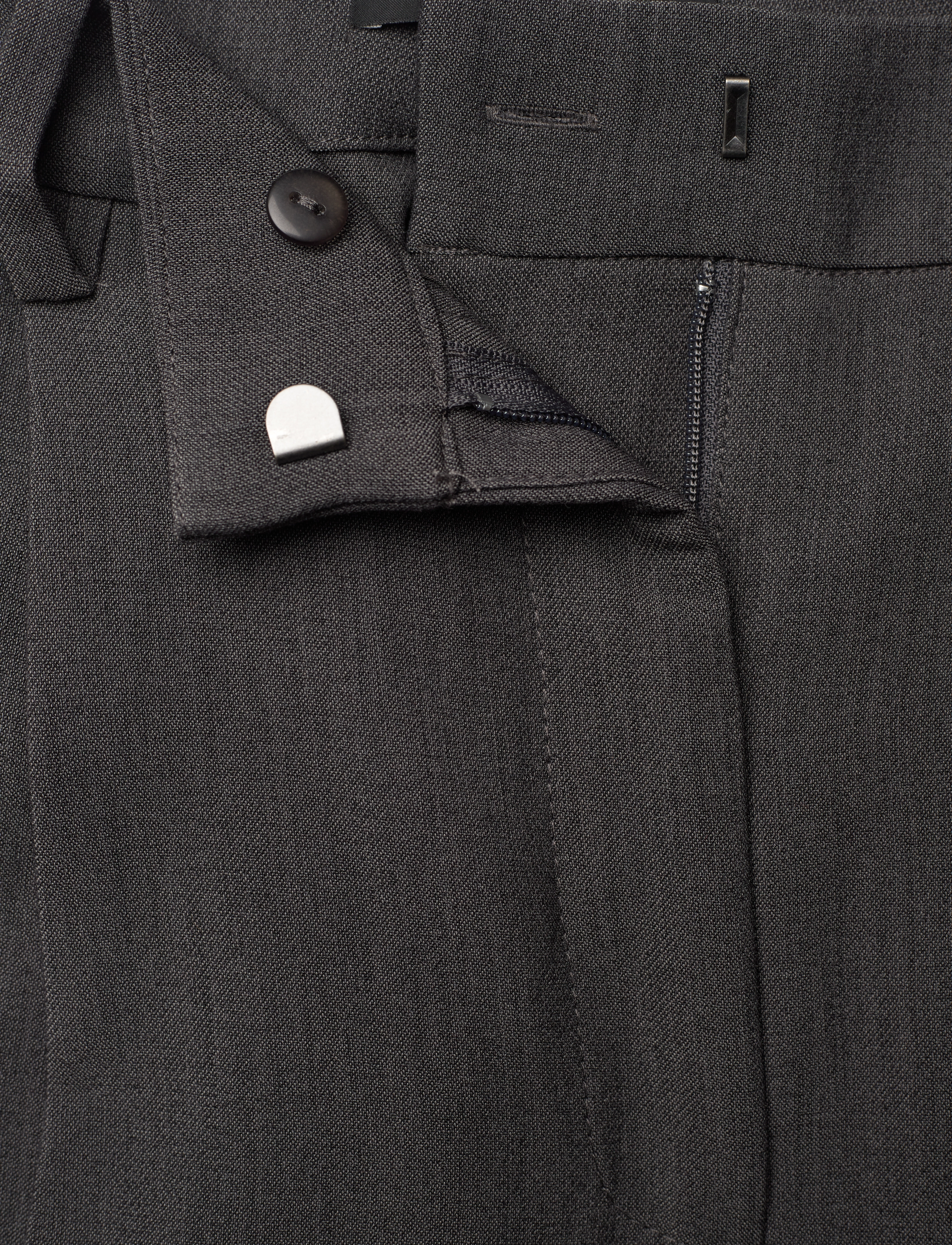 Bruuns Bazaar - CindySusBBDagny pants - kostymbyxor - dark grey mel - 3