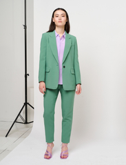 Bruuns Bazaar - CindySusBBDagny pants - festkläder till outletpriser - frosty spruce - 2
