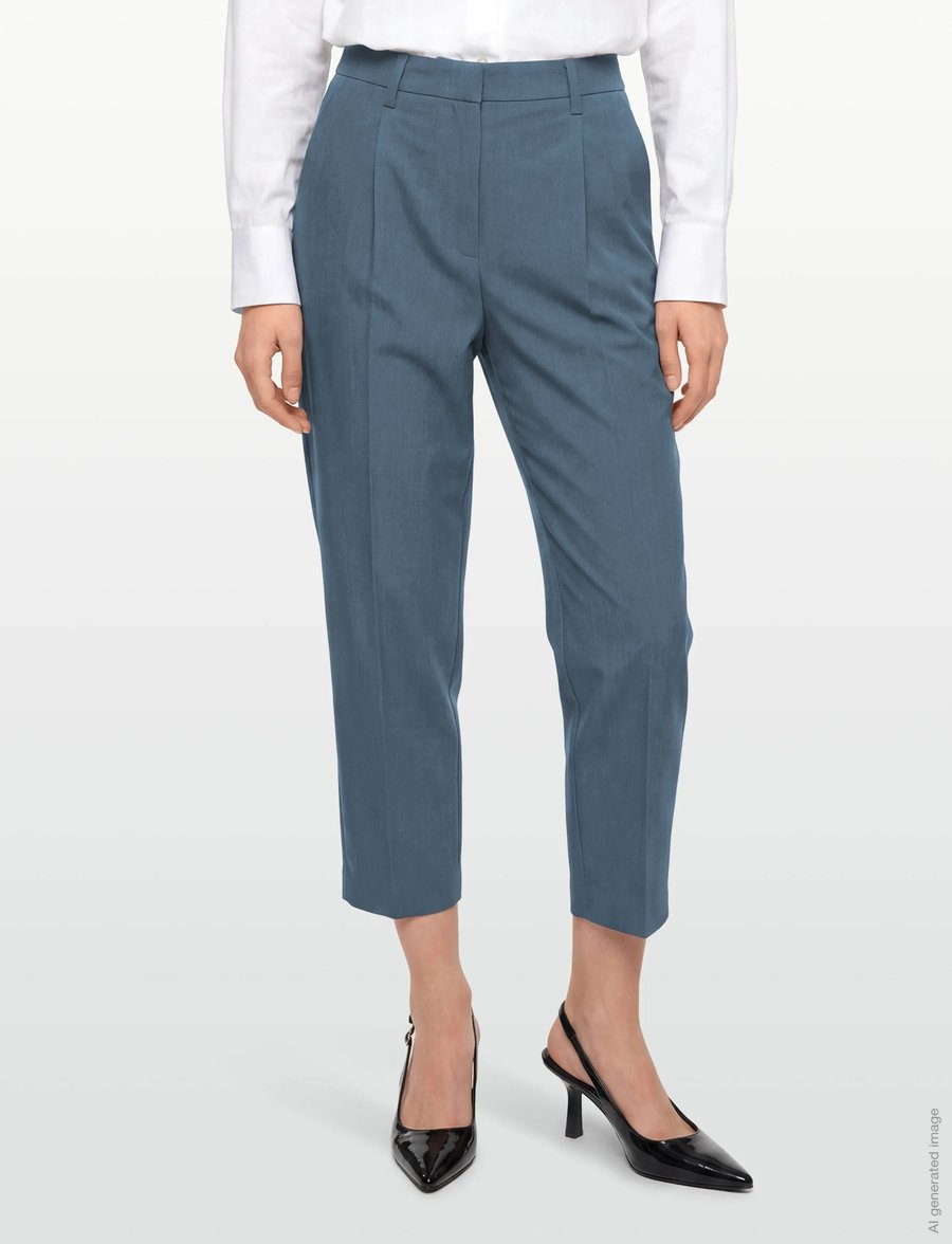 Bruuns Bazaar - CindySusBBDagny pants - anzugshosen - indian teal - 3