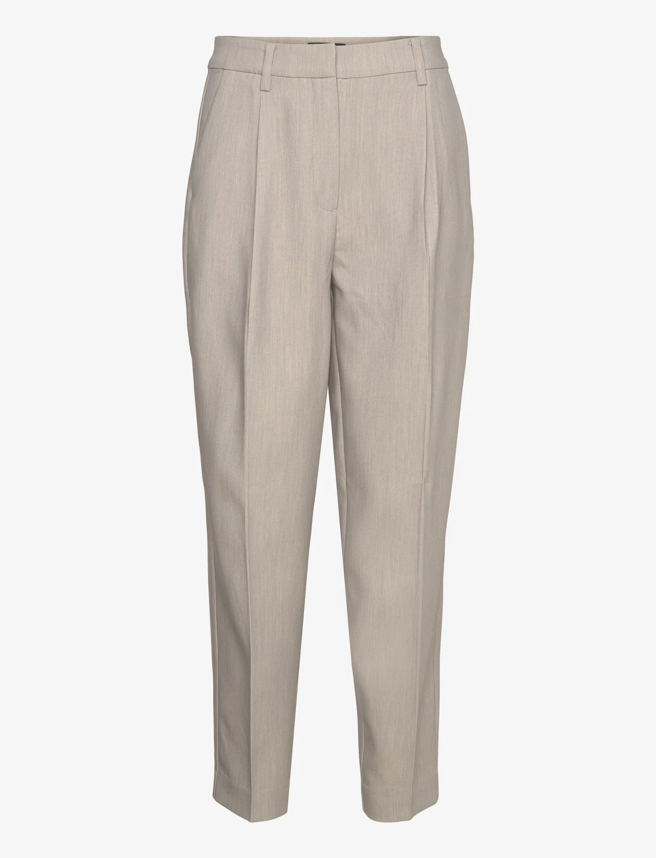 Bruuns Bazaar - CindySusBBDagny pants - vakarėlių drabužiai išparduotuvių kainomis - light grey melange - 0