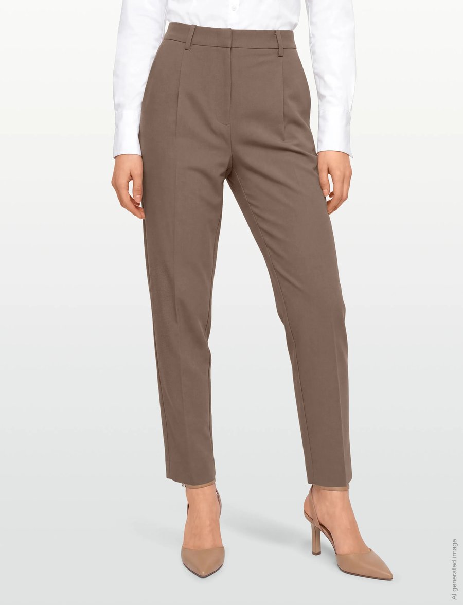 Bruuns Bazaar - CindySusBBDagny pants - pidulikud püksid - morel - 3